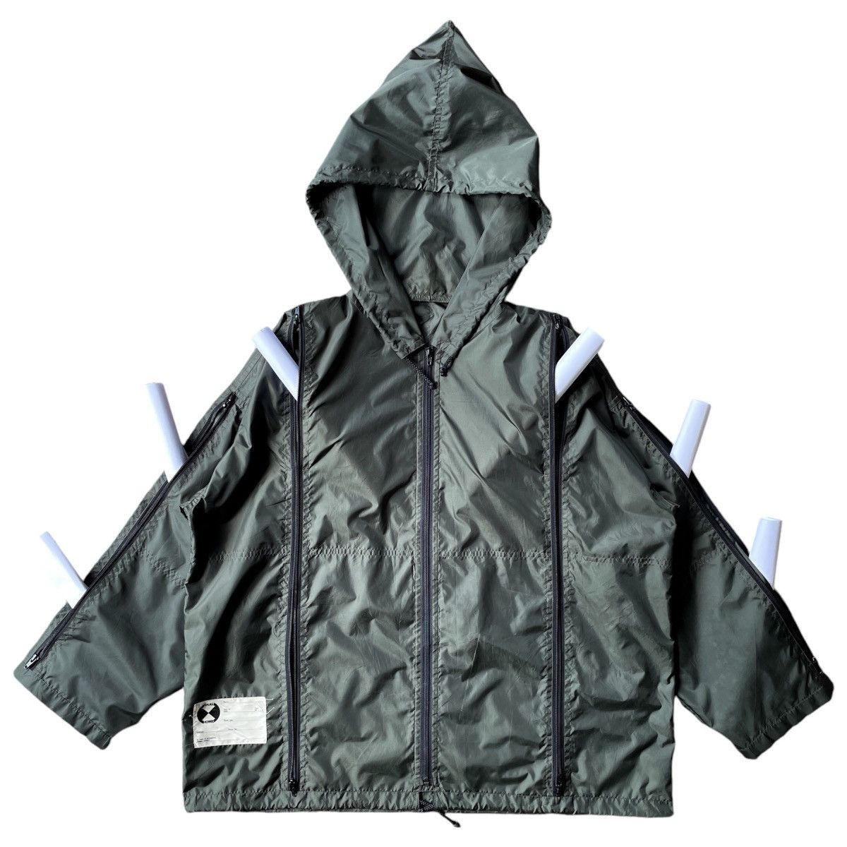 Final Home × Issey Miyake × Japanese Brand Final Home “Home1 Survival Parka Short” Olive Green Multi Size US XL / EU 56 / 4 - 2 Thumbnail