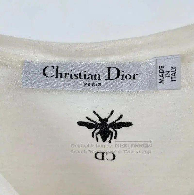 Dior Dior Summer White Cotton Short Sleeve T. Size S / US 4 / IT 40 - 4 Thumbnail