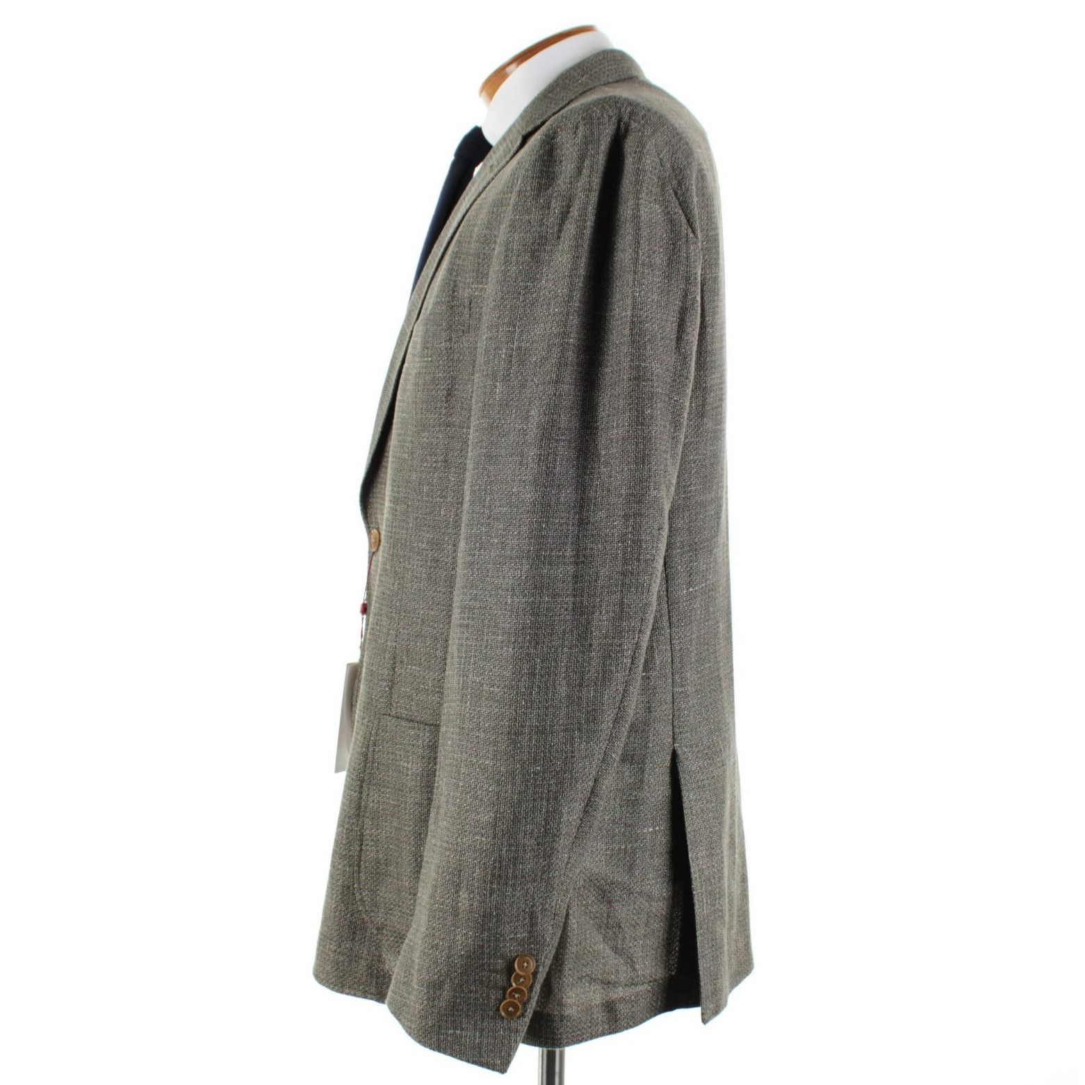 Luciano Barbera Luciano Barbera Sport Coat Size 48 US in Green Size 48R - 4 Thumbnail