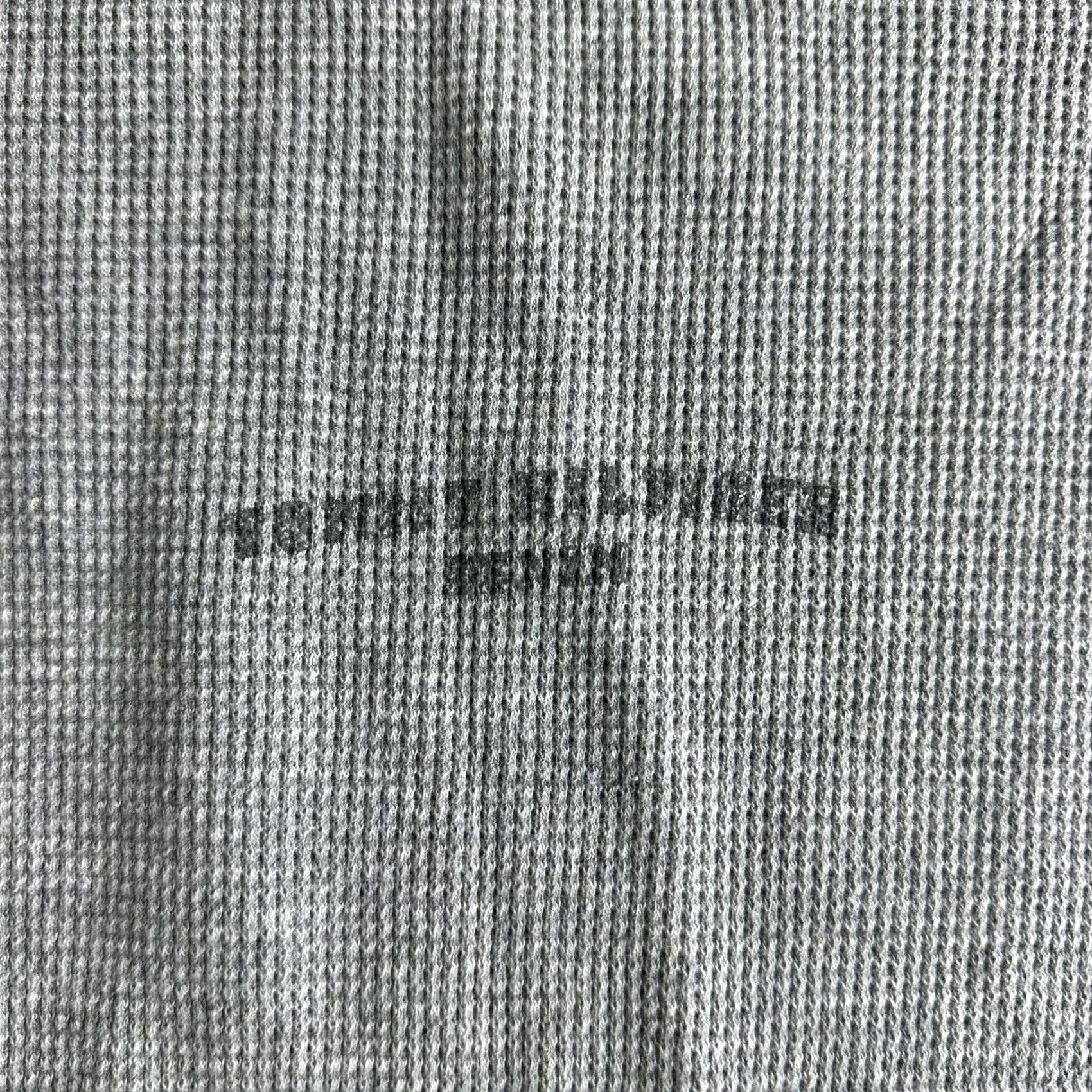 Tommy Hilfiger Tommy Hilfiger Waffle Thermal Knit Shirt Pullover Large Gray Long Sleeve Mens Size US L / EU 52-54 / 3 - 2 Thumbnail