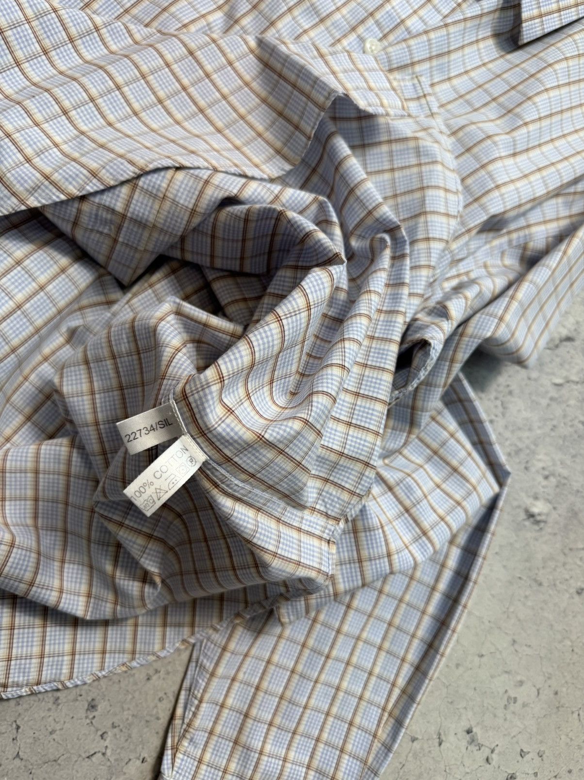 Yves Saint Laurent Yves Saint Laurent Button Up Checked Shirt Vintage YSL Size US M / EU 48-50 / 2 - 9 Thumbnail