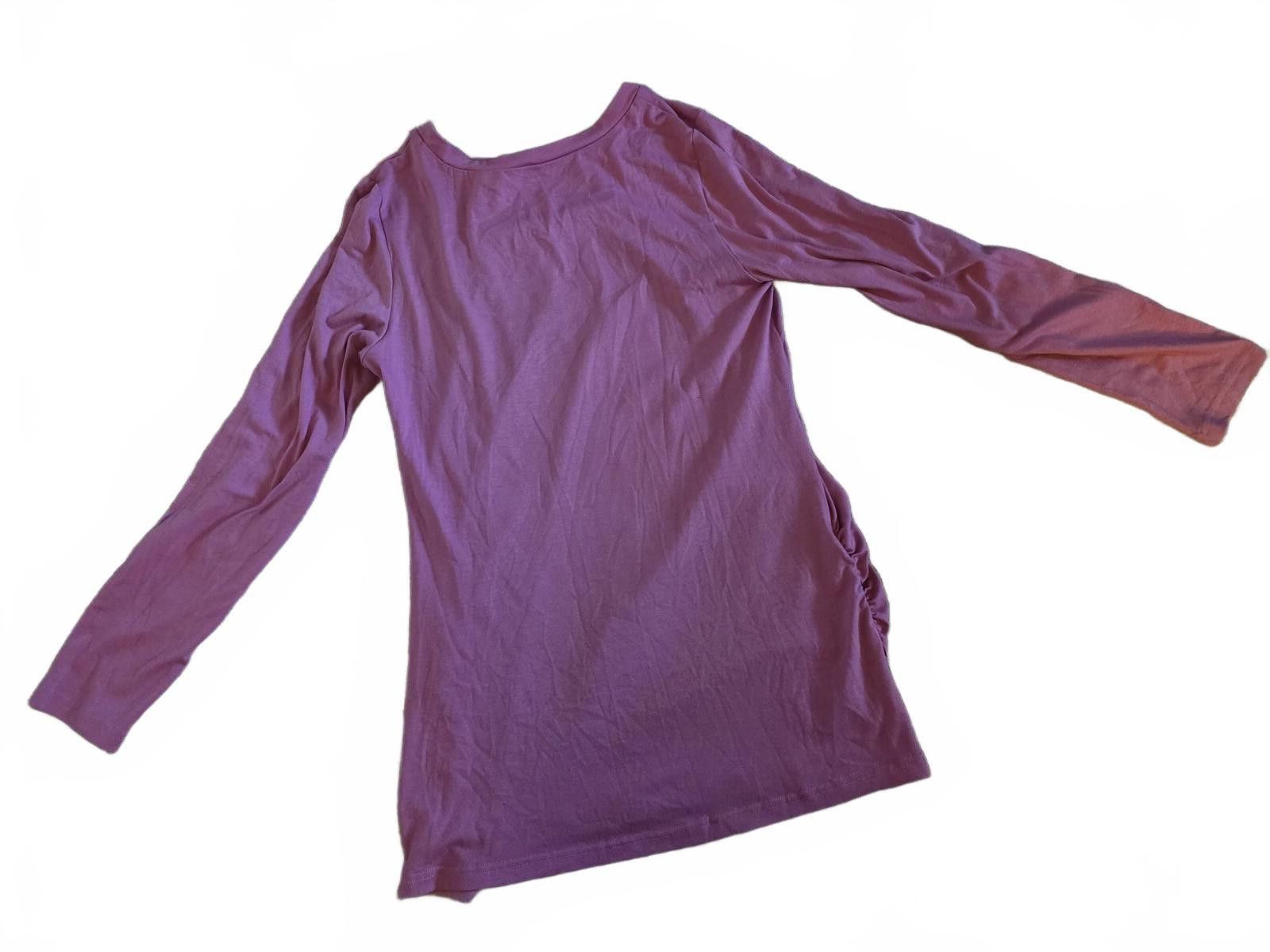 Other Pink Maternity Long Sleeve Ruched Side Button Top Small Size S / US 4 / IT 40 - 3 Thumbnail