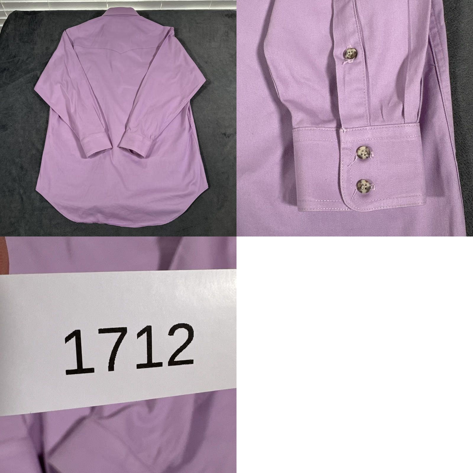 Vintage Schaefer Shirt Mens Extra Large Purple Western Button-Down Cowboy USA Brushpopper Size US XL / EU 56 / 4 - 8 Thumbnail
