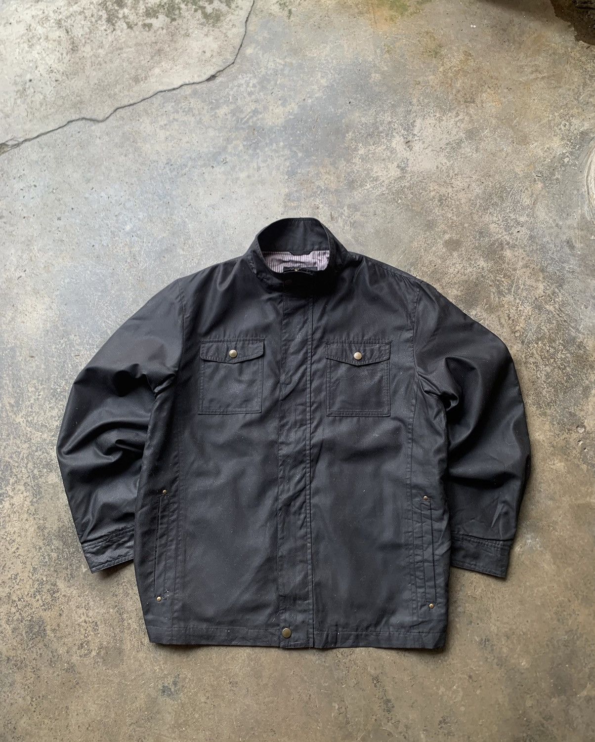 Kansai Yamamoto 👹Vintage KANSAI YAMAMOTO All Black Utility Jacket Size US L / EU 52-54 / 3 - 6 Thumbnail