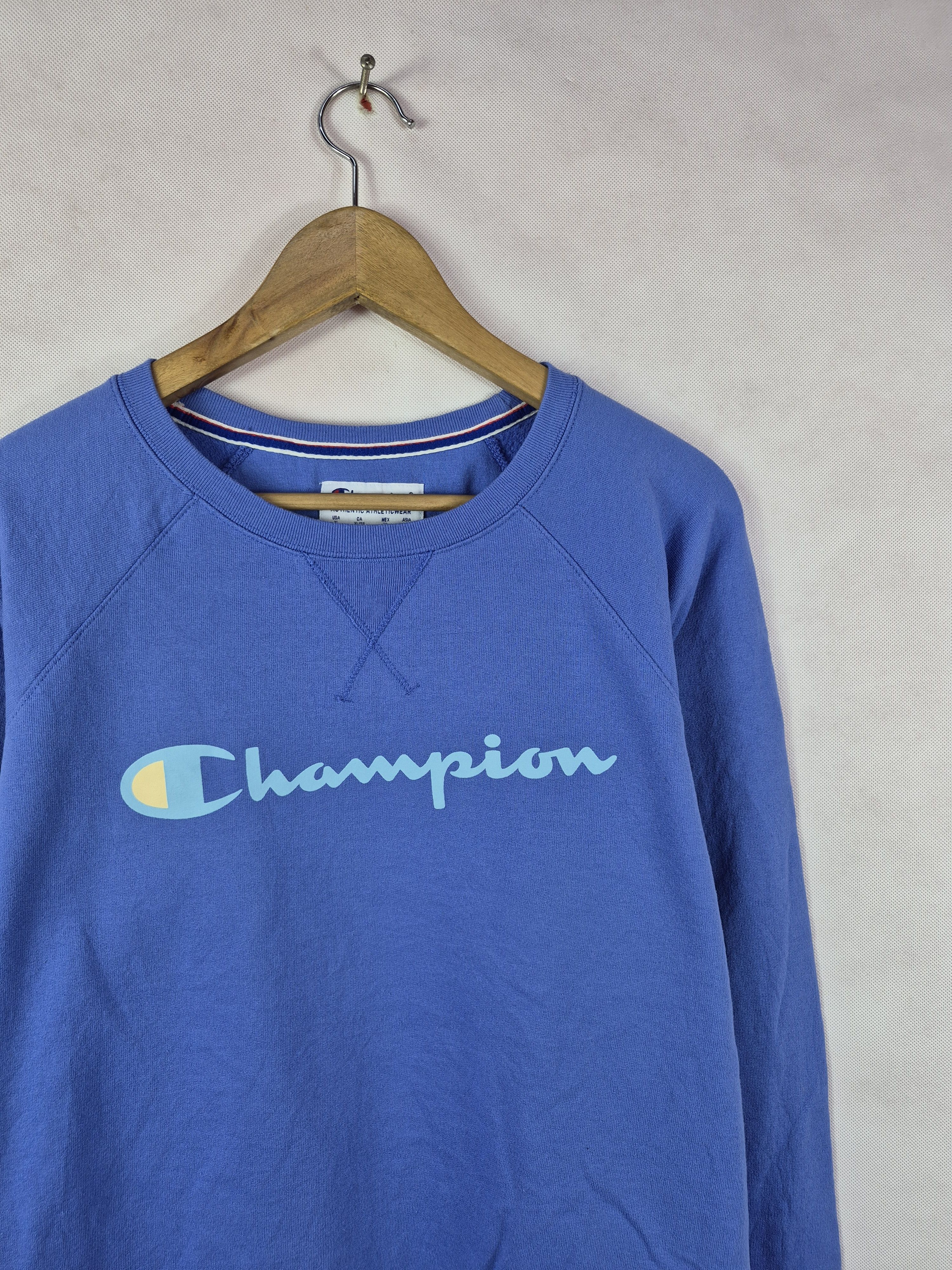 Champion 🔥 Champion Big Logo Spellout Sweatshirt Jumper Size US XL / EU 56 / 4 - 2 Thumbnail
