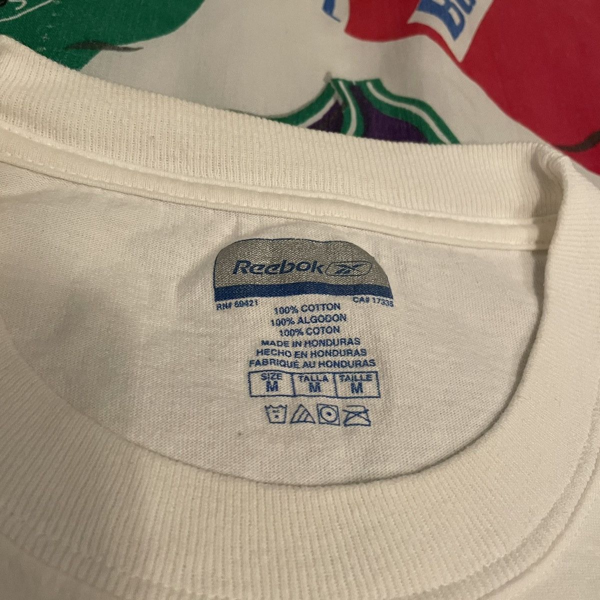 NBA × Reebok × Vintage Y2K 2005 NBA Ben Wallace vs Tim Duncan Spurs vs Pistons Tee Size US L / EU 52-54 / 3 - 5 Thumbnail