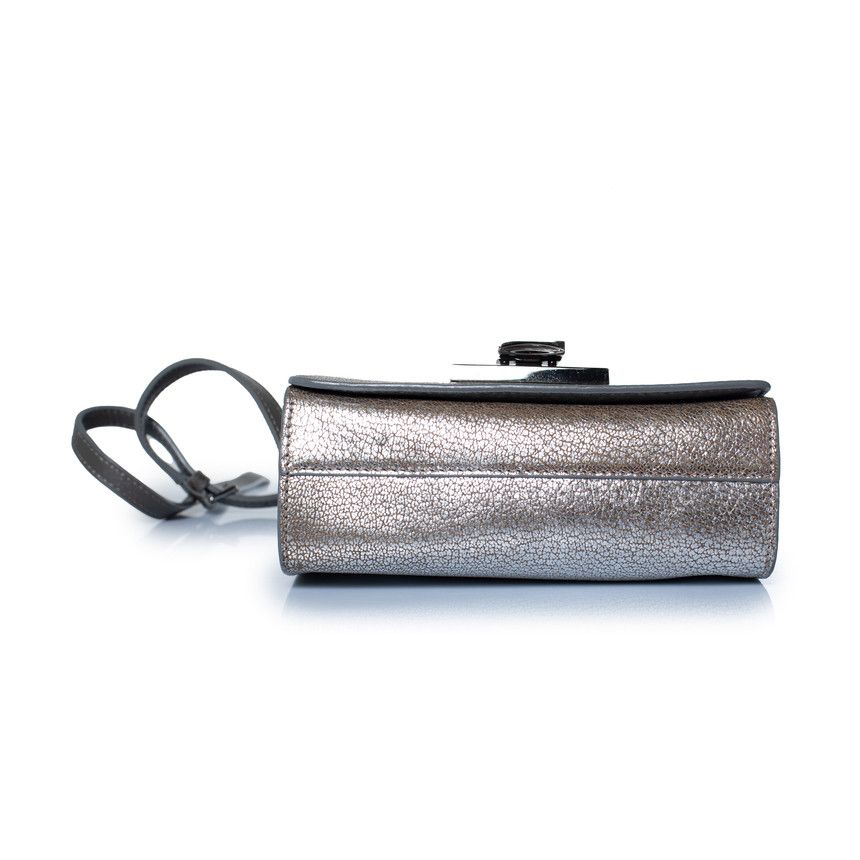 Jimmy Choo Jimmy Choo, Rebel crossbody silver leather bag Size ONE SIZE - 6 Thumbnail