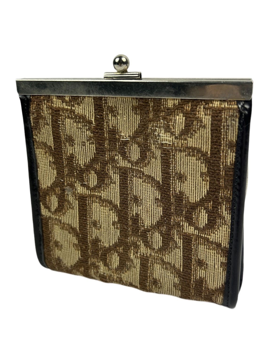 Dior Dior Trotter Monogram Leather Coin Pouch Size ONE SIZE - 1 Thumbnail