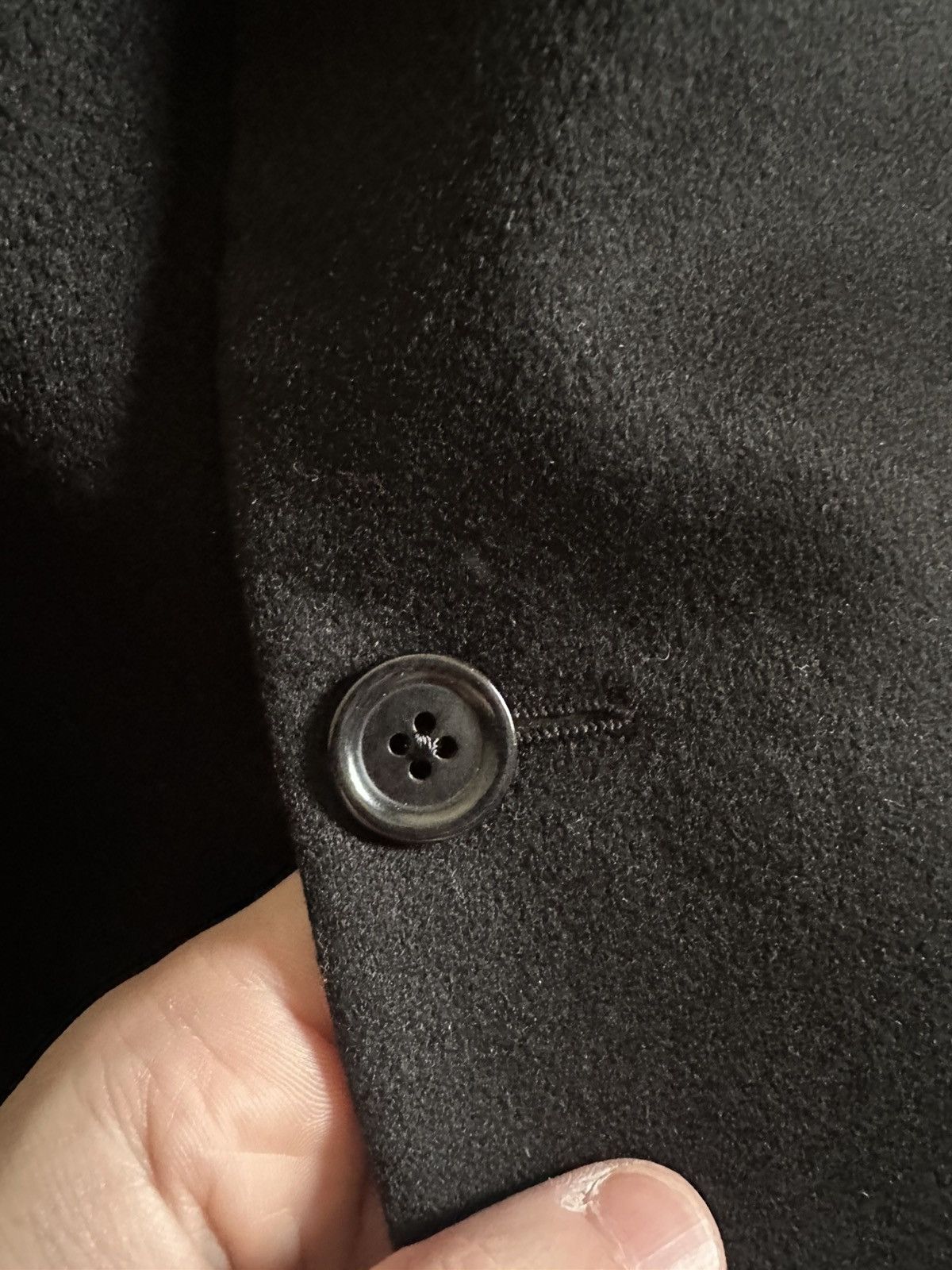 Jack Victor 100% LORO PIANA CASHMERE black two-button jacket Size 46R - 3 Thumbnail