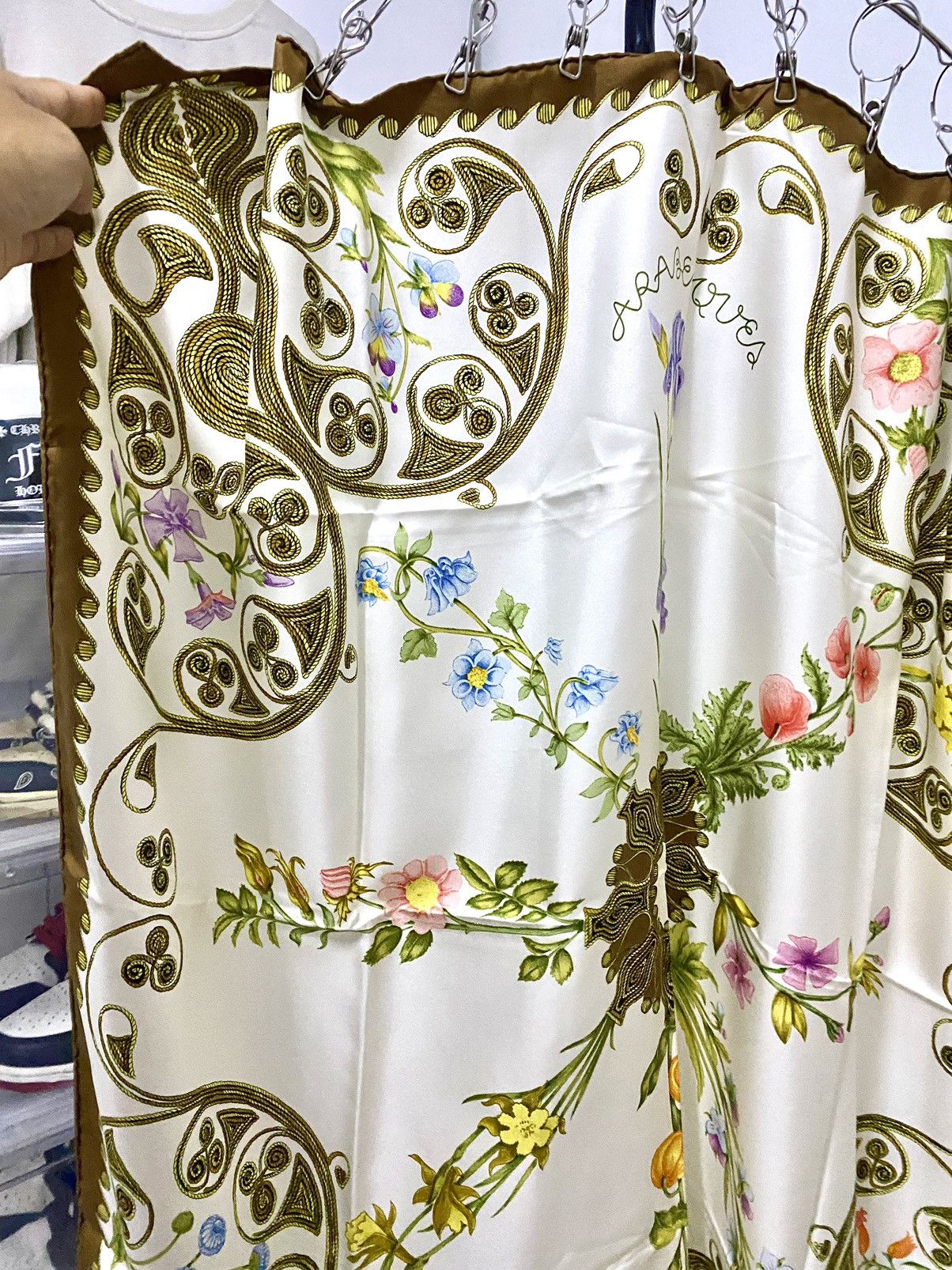Hermes Vintage Hermes Silk Scarves Arabesques Size ONE SIZE - 3 Thumbnail