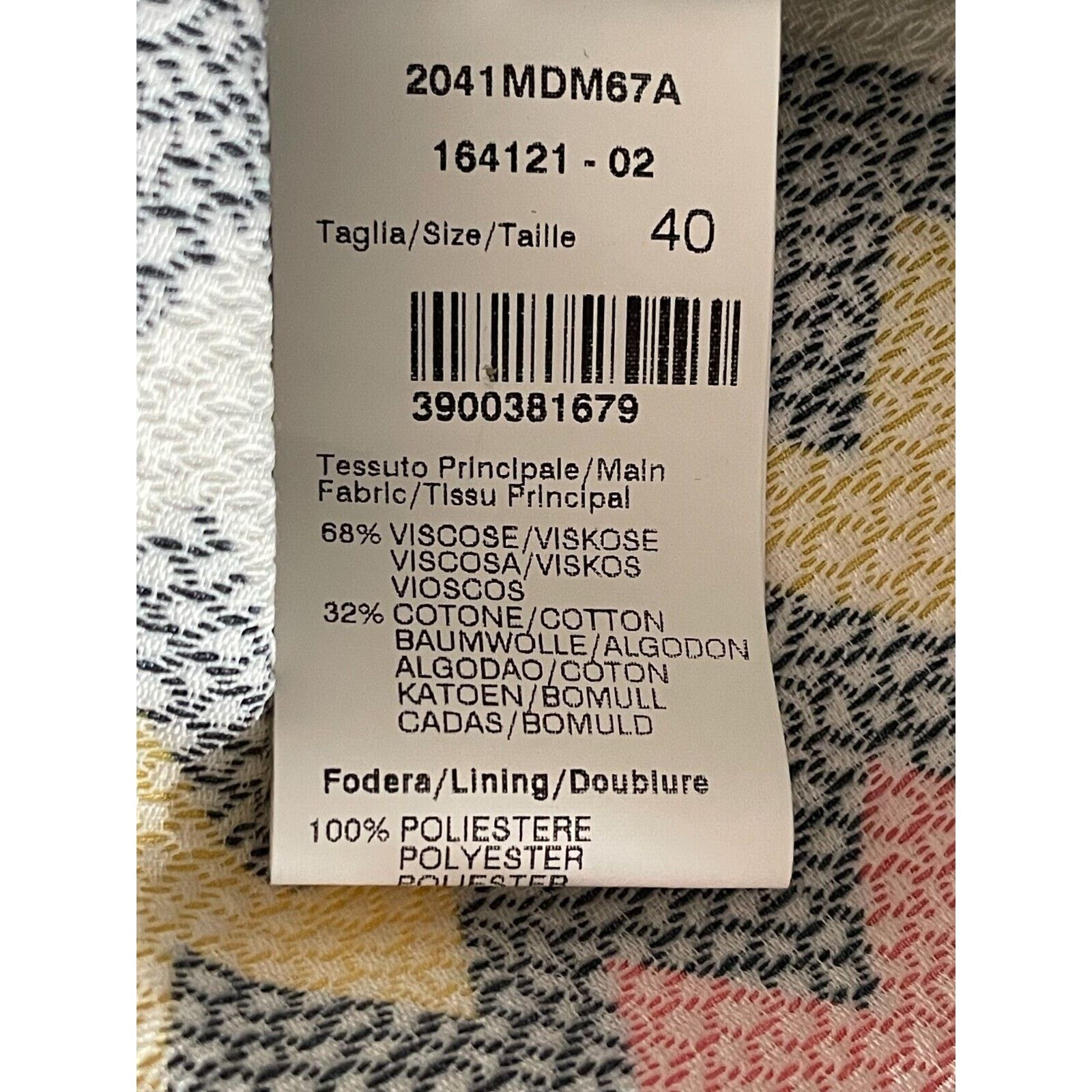 MSGM MSGM Women's Off Shoulder Blouse Black Colorful Size Small Size S / US 4 / IT 40 - 11 Thumbnail