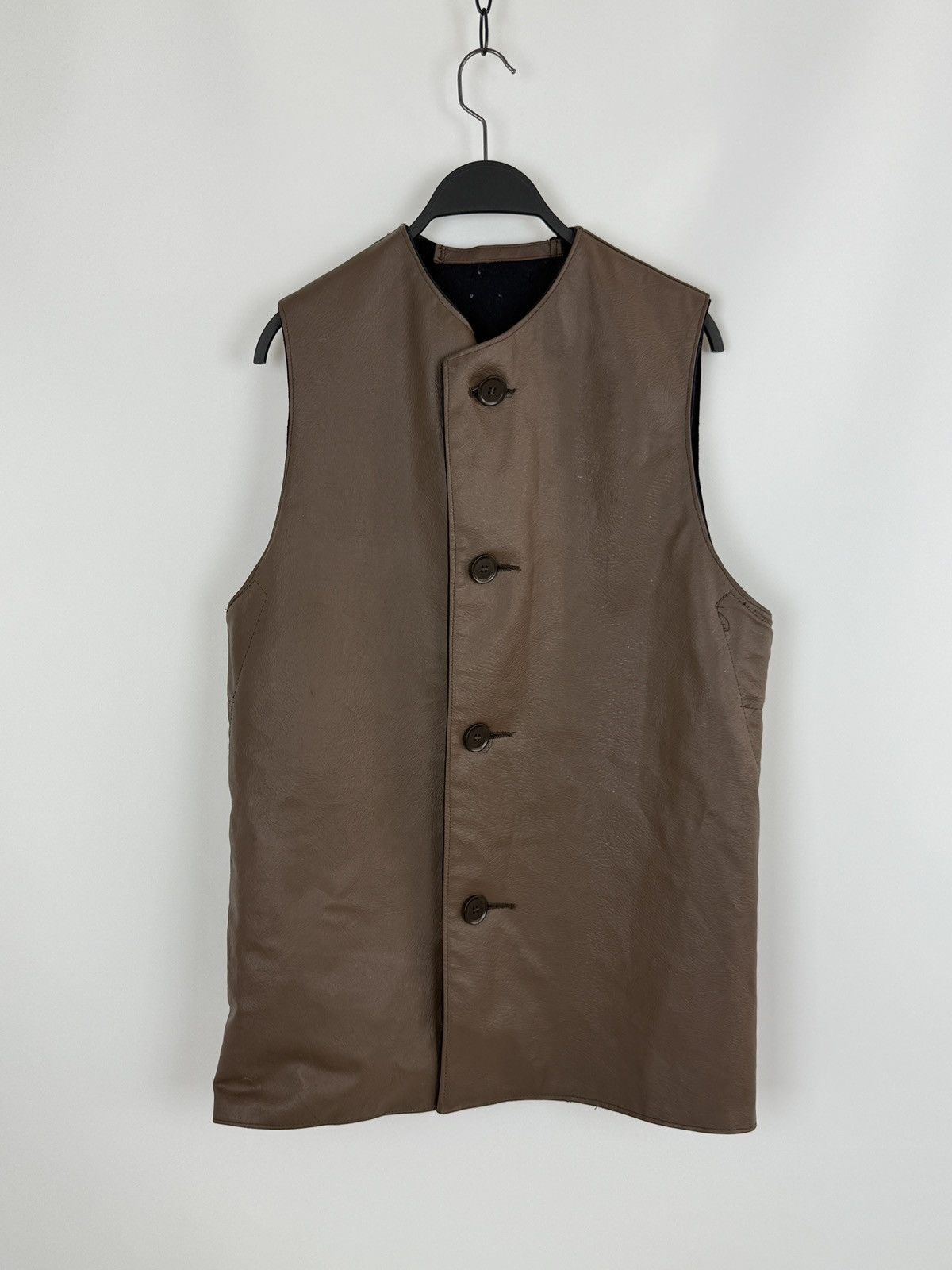 60s 70s Vintage Jeltek Scotland PVC Jerkin Vest