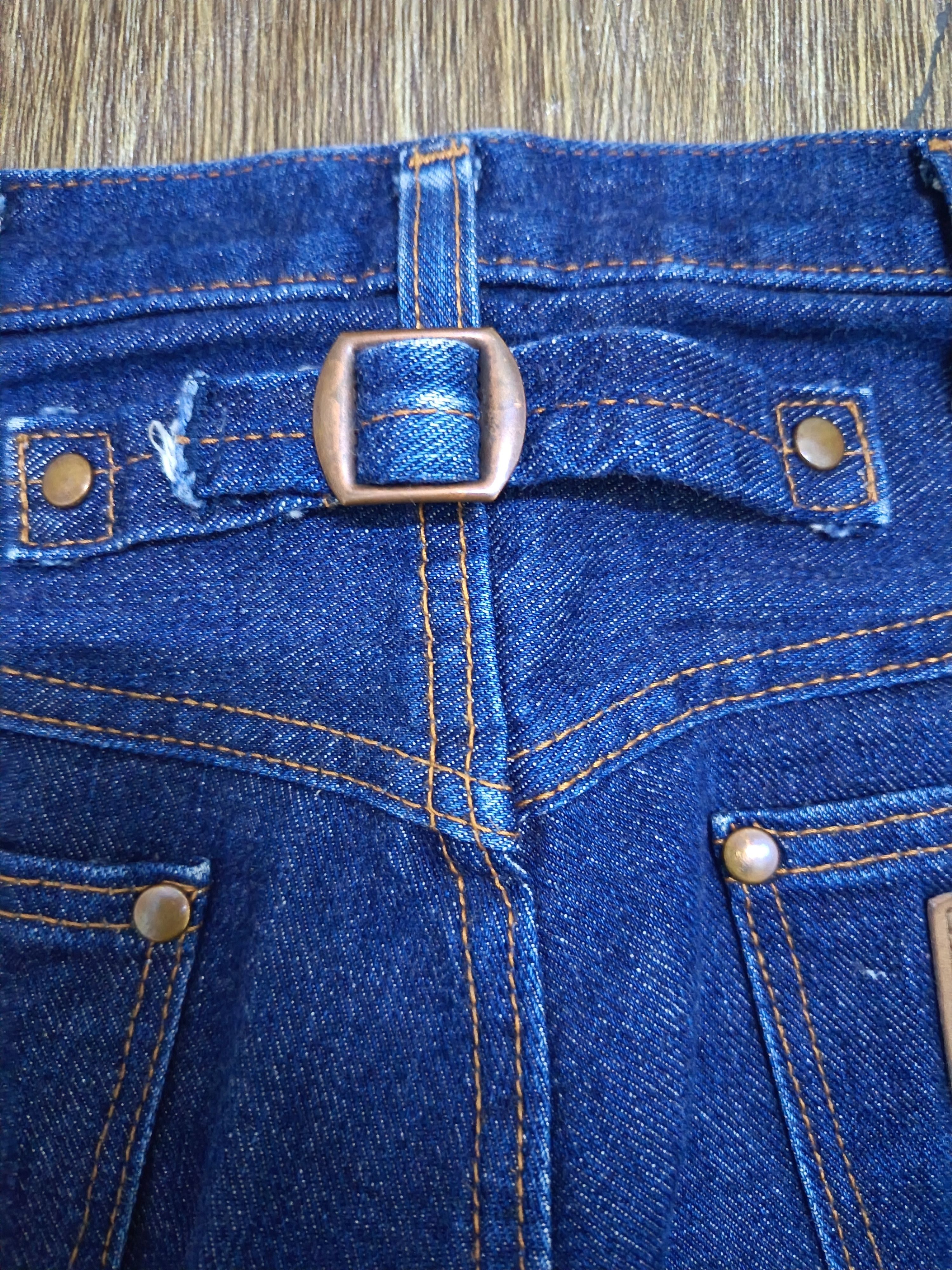 Japanese Brand Vintage maverick blue bell E1101 green selvedge buckle back Size US 30 / EU 46 - 18 Thumbnail
