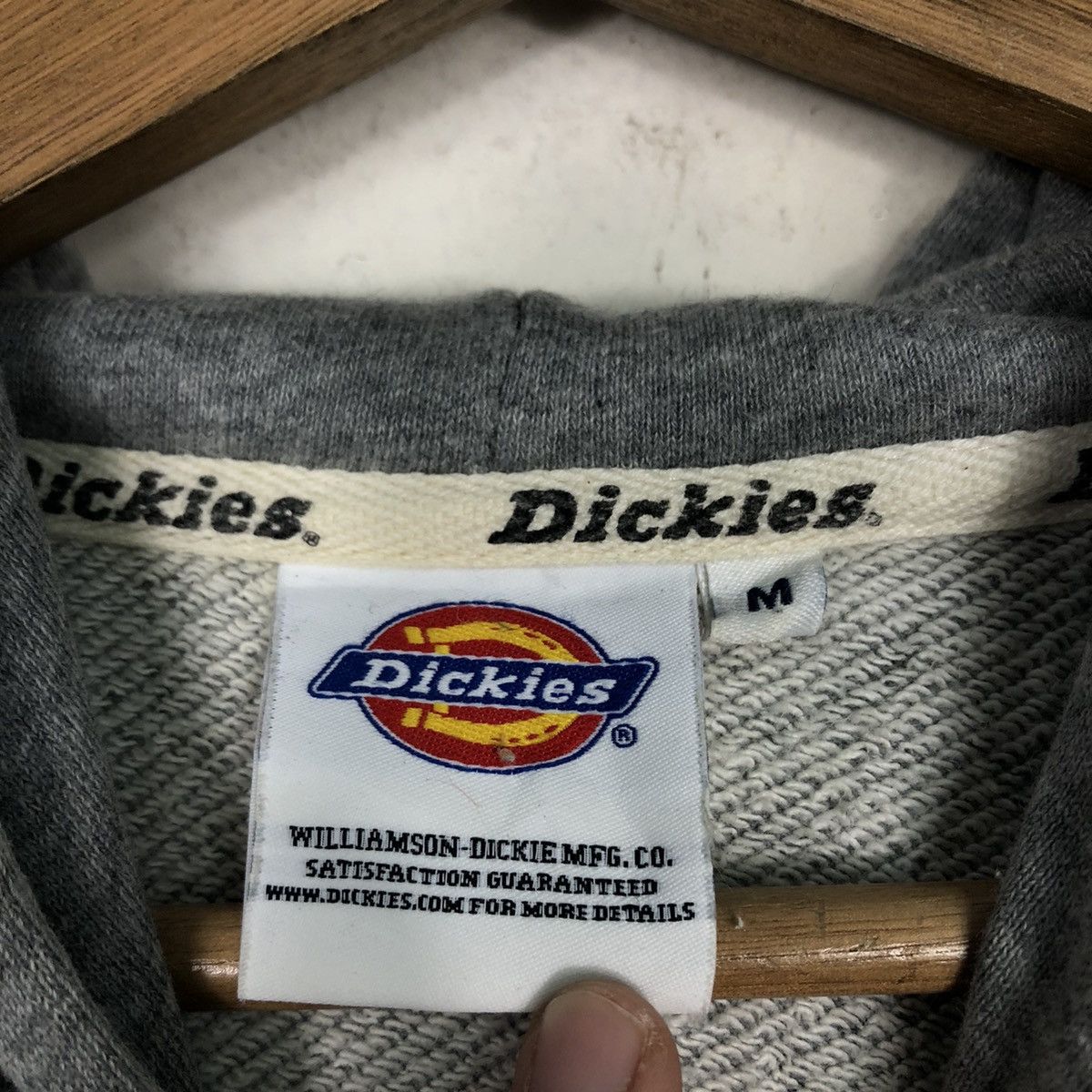 Dickies 📌Vintage Hoodie Pull Over Rich Grey Dickies Williamson Size US M / EU 48-50 / 2 - 18 Thumbnail