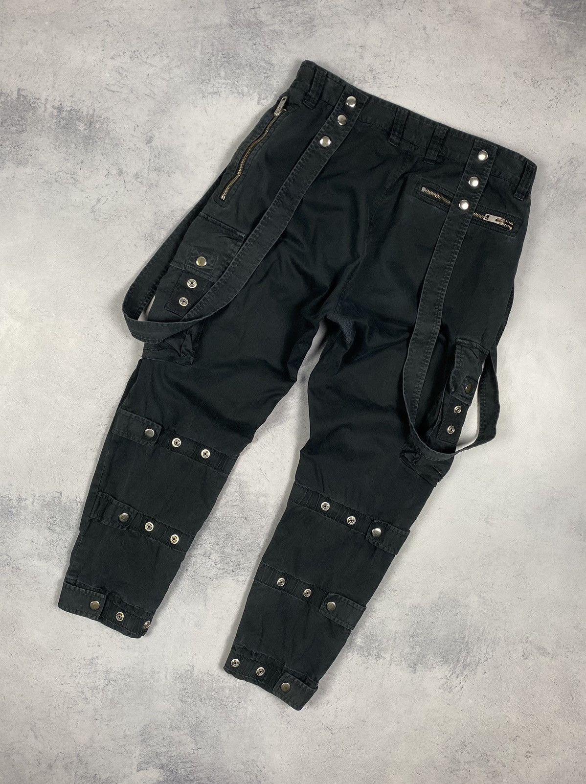 Diesel Diesel Gothic Punk Streetwear Loose Fit Avant-Garde Pants Size US 30 / EU 46 - 11 Thumbnail