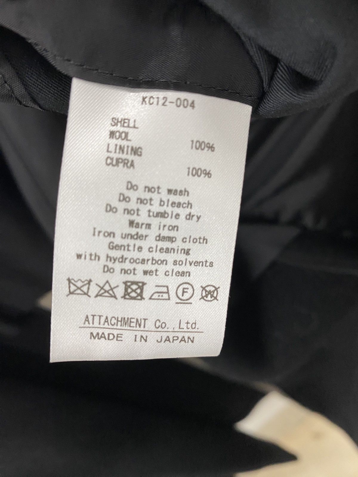 Kazuyuki Kumagai Attachment Kazuyuki Kumagai Milled Wool Belted Coat Size US L / EU 52-54 / 3 - 7 Thumbnail