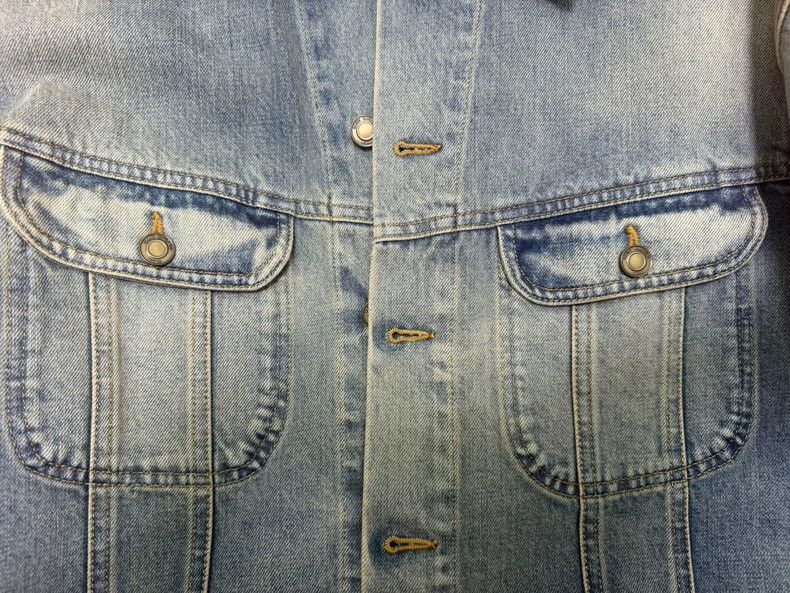 Saint Laurent Paris Saint Laurent Denim Jacket XL Size-2506 Size US XL / EU 56 / 4 - 3 Thumbnail