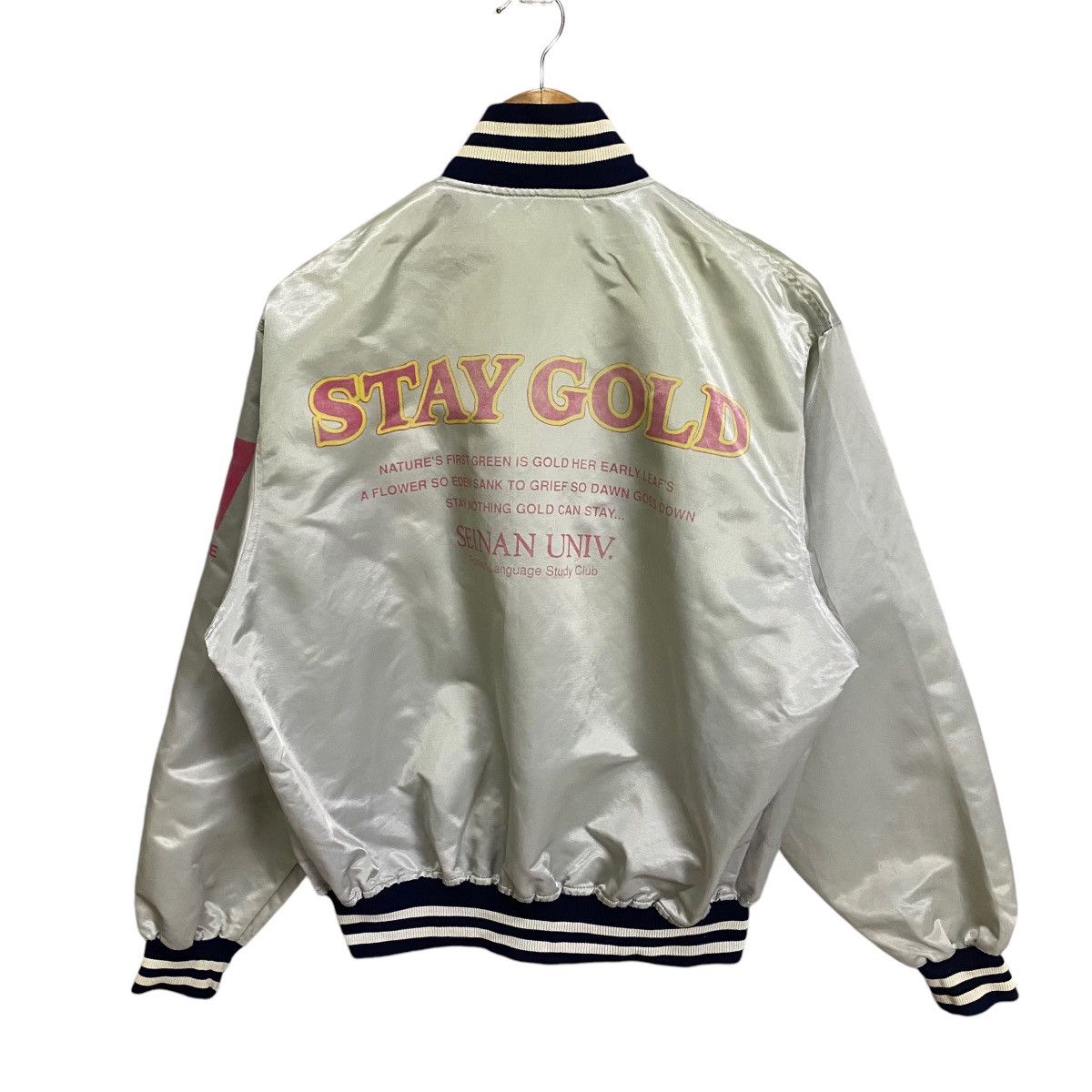 Japanese Brand × Vintage Vintage 80s varsity jacket Size US M / EU 48-50 / 2 - 1 Thumbnail