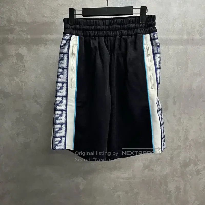 Fendi FENDI Black Cotton Men's Shorts . Size US 32 / EU 48 - 1 Thumbnail