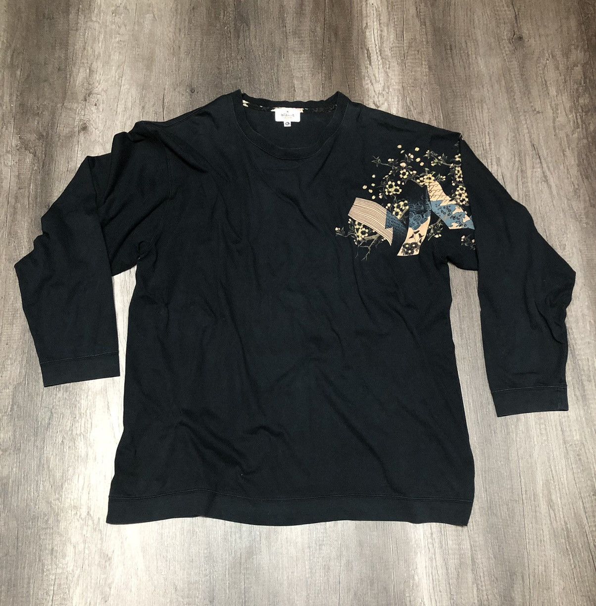 Japanese Brand × Vintage VINTAGE KARAKURI TAMASHI SUKAJAN KOI BIG LOGO LONG SLEEVE Size US XXL / EU 58 / 5 - 10 Thumbnail