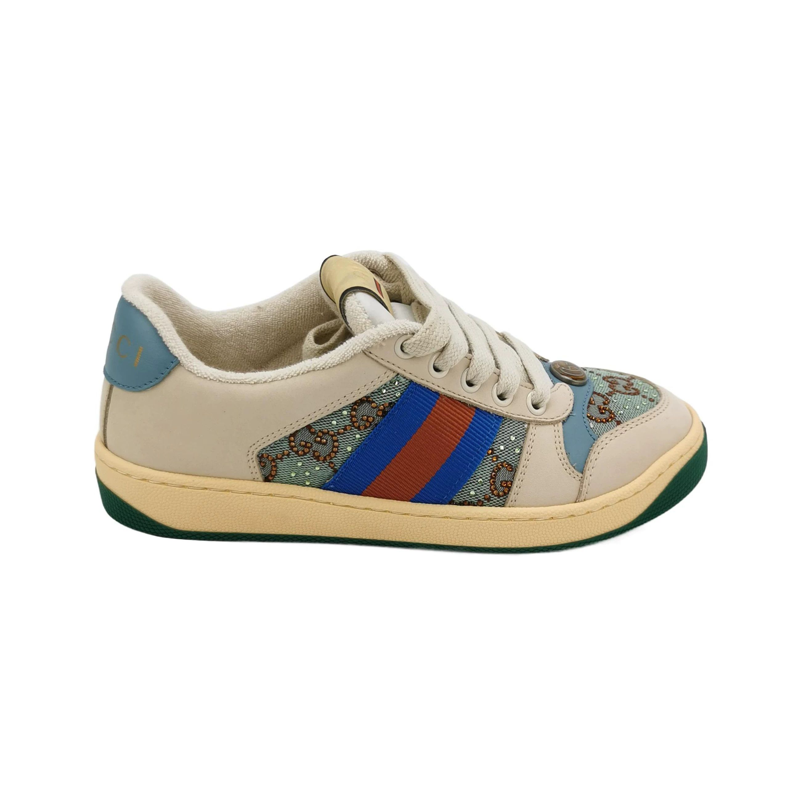 Gucci Gucci Screener Leather Sneakers Size US 4 / IT 34 - 1 Thumbnail