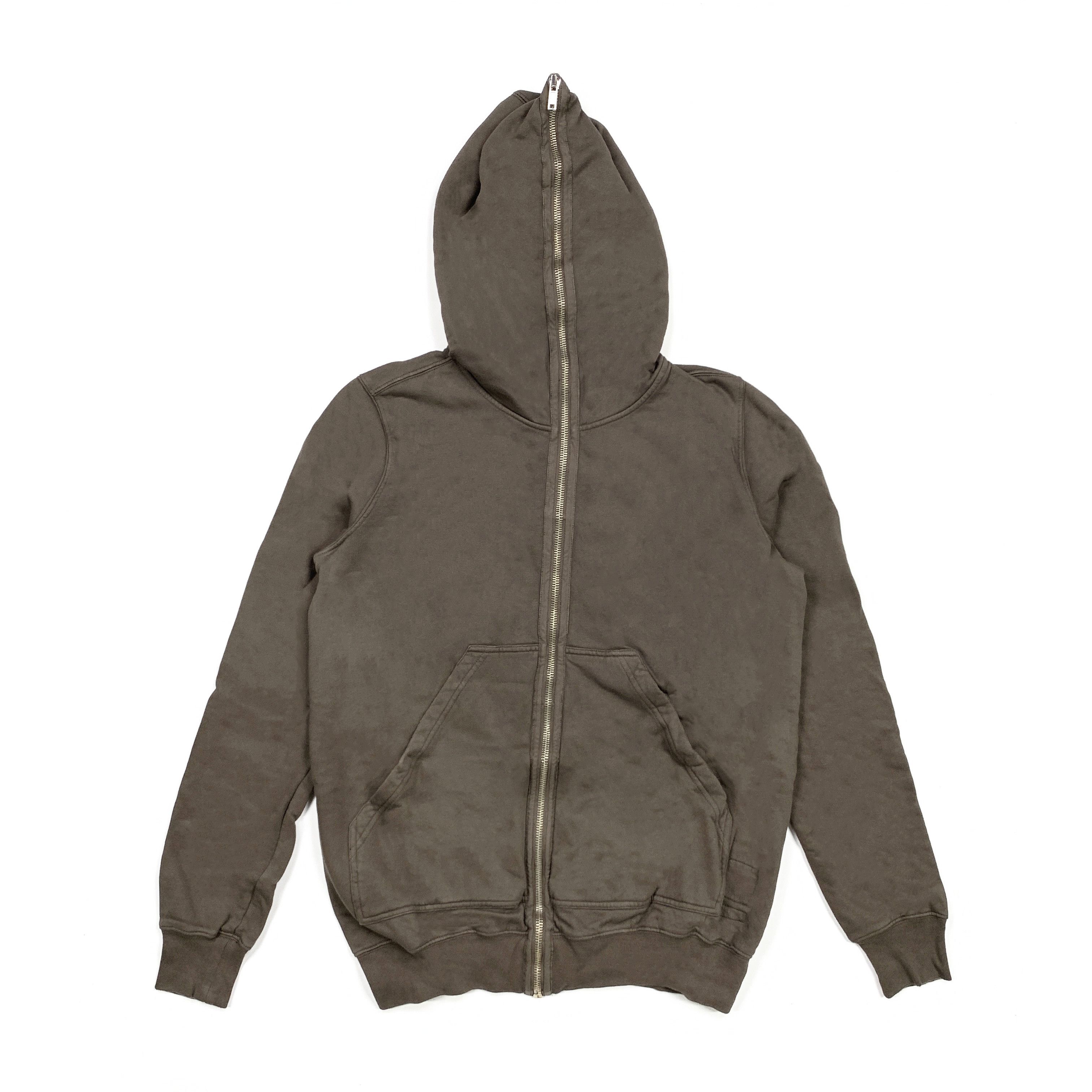 image of Rick Owens x Rick Owens Drkshdw 2010S OG Gimp Full Zip Hoodie in Grey, Men's (Size XL)