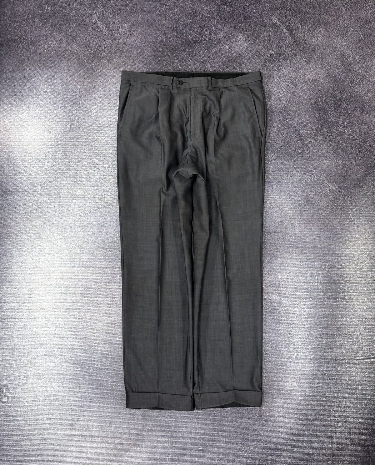 Ermenegildo Zegna Ermenegildo Zegna Soft Men’s 2-Piece Gray Wool Suit Size 42R - 17 Thumbnail