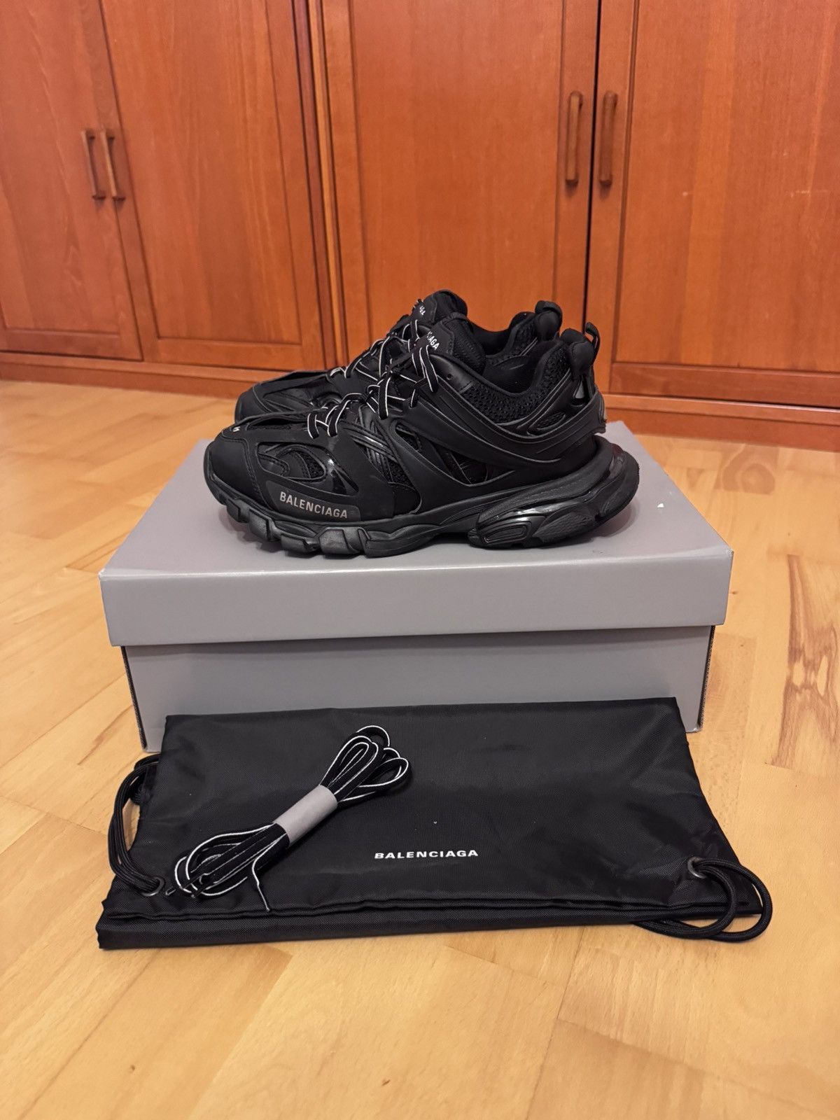 Balenciaga Balenciaga Track Triple Black Size US 8 / EU 41 - 1 Thumbnail