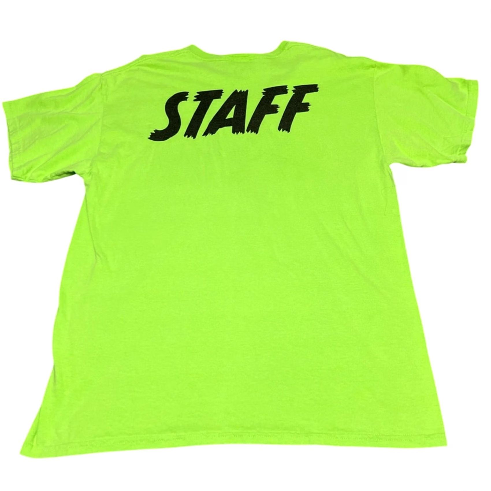 Gildan VINTAGE Horror Convention T-shirt Tee Spooky Empire Frankenstein SIZE LARGE LIME Shirt Mens Size US L / EU 52-54 / 3 - 4 Thumbnail