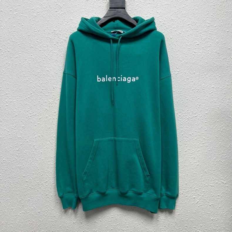Balenciaga Green Hoodie Sweatshirt XS - dmc