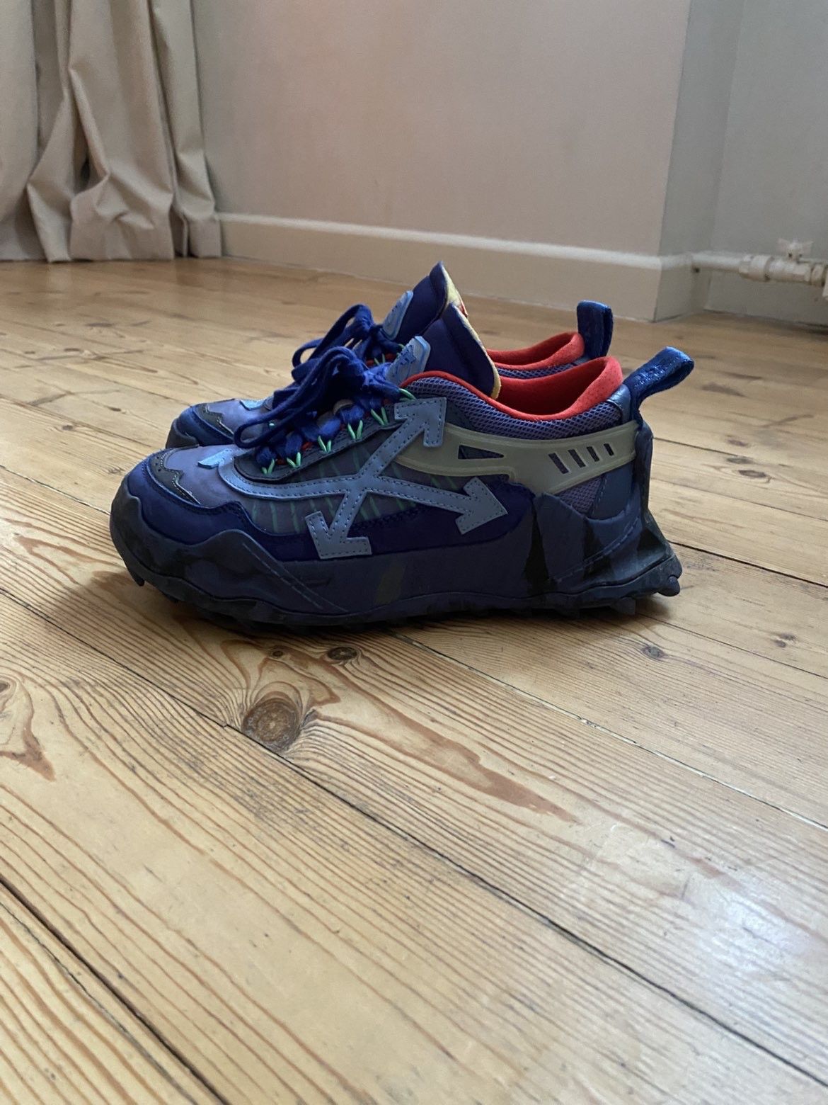 Off-White ODSY-1000 'Blue Fluo Yellow'