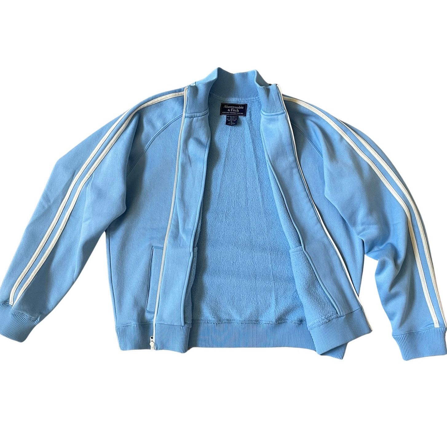 Abercrombie & Fitch Winged A&F Logo Powder Blue Track Jacket | Y2K Vintage XL Size US XL / EU 56 / 4 - 9 Thumbnail