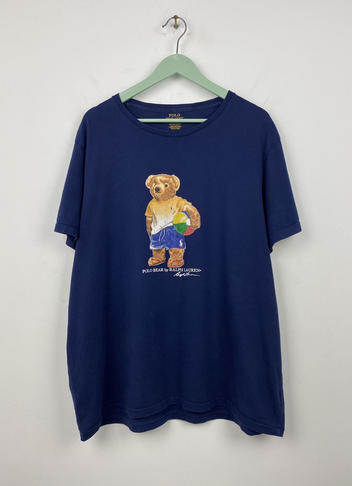 Ralph Lauren Polo Bear Ralph Lauren T Shirt Big Logo Y2K Tee Size US XXL / EU 58 / 5 - 1 Thumbnail