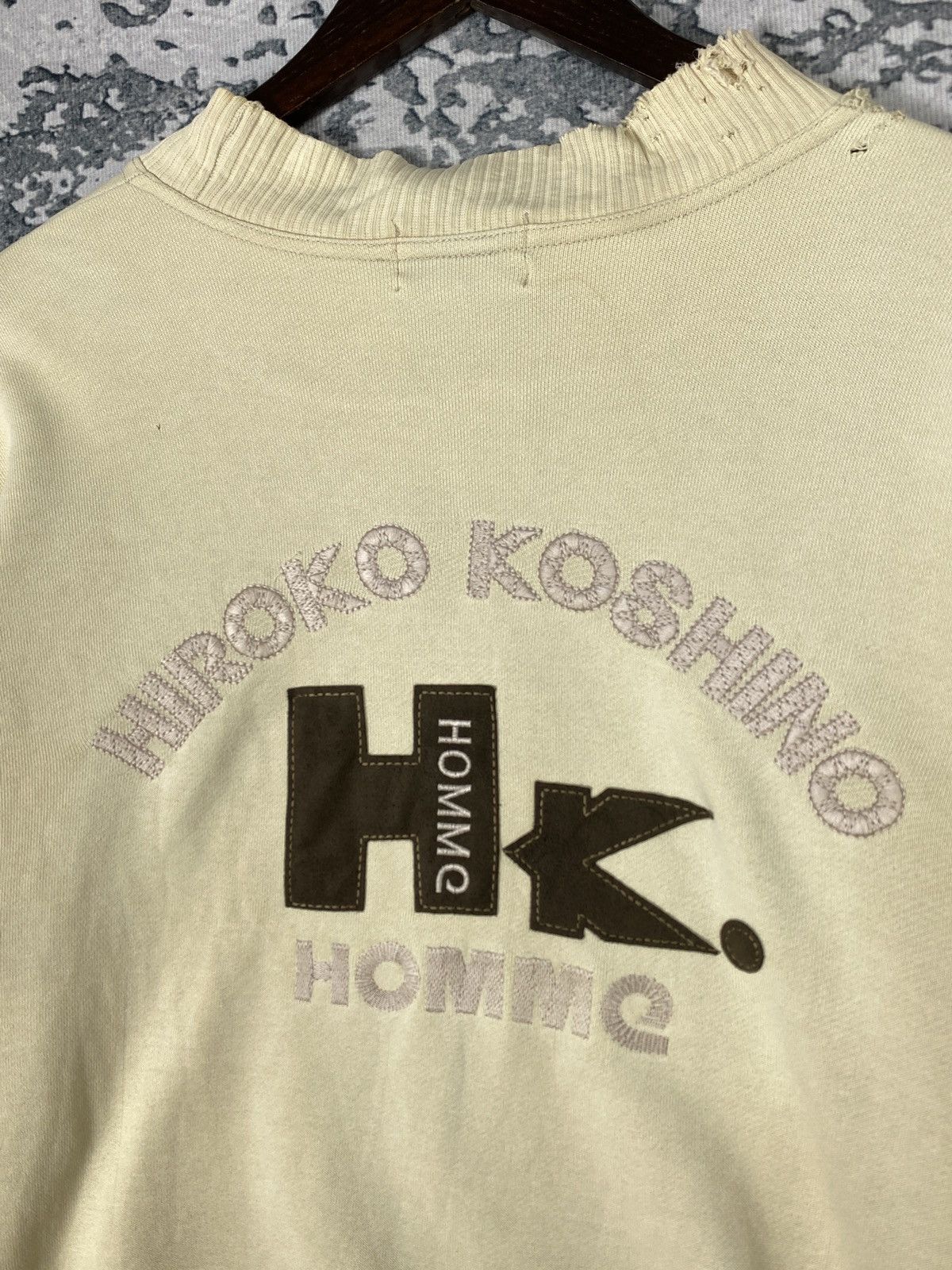 Hiroko Koshino Homme Vintage Hiroko Koshino Homme Sweatshirts Size US L / EU 52-54 / 3 - 9 Thumbnail