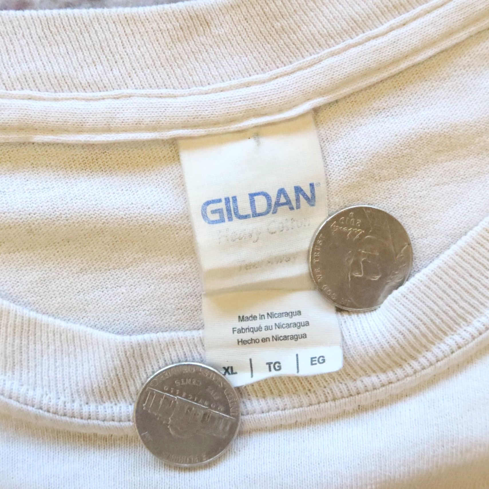 Gildan VINTAGE I Need A Miracle Longsleeve Tee Shirt XL White Mens Size US XL / EU 56 / 4 - 6 Thumbnail
