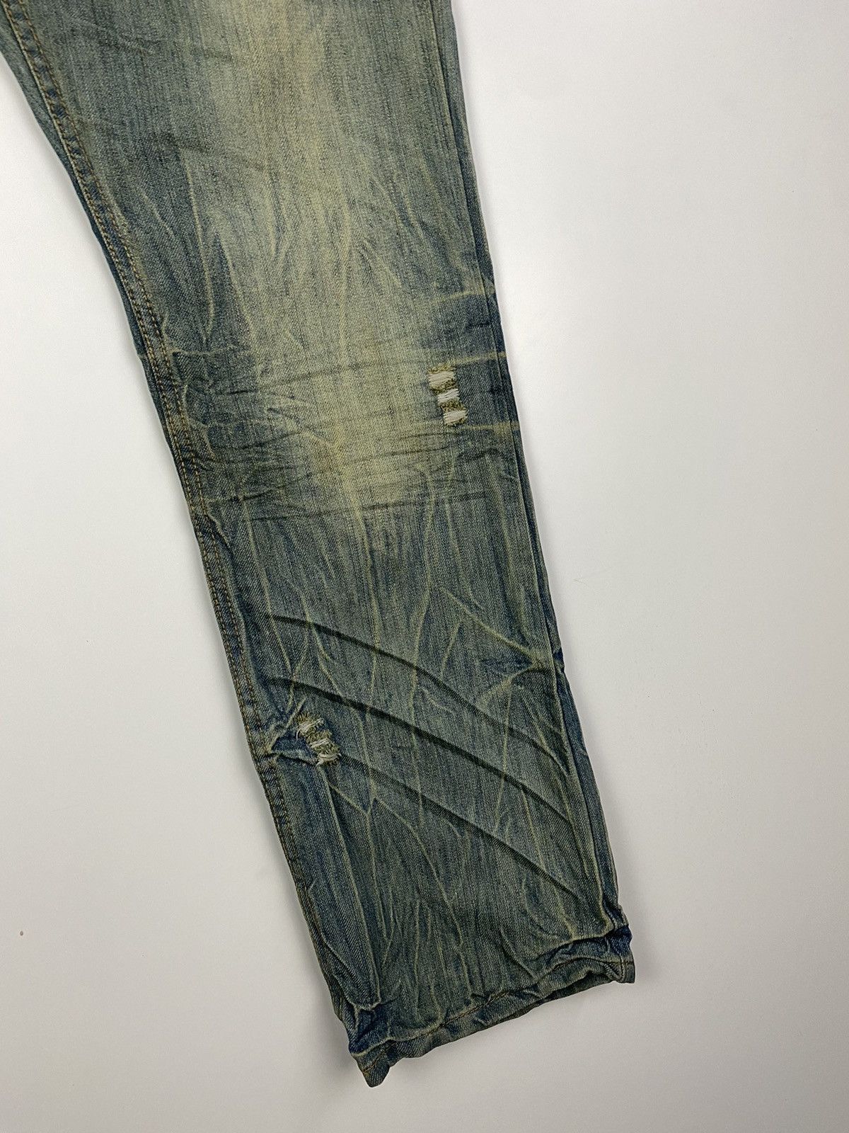Japanese Brand × Vintage Vintage Fusai Denim Distressed Flared Size US 34 / EU 50 - 7 Thumbnail