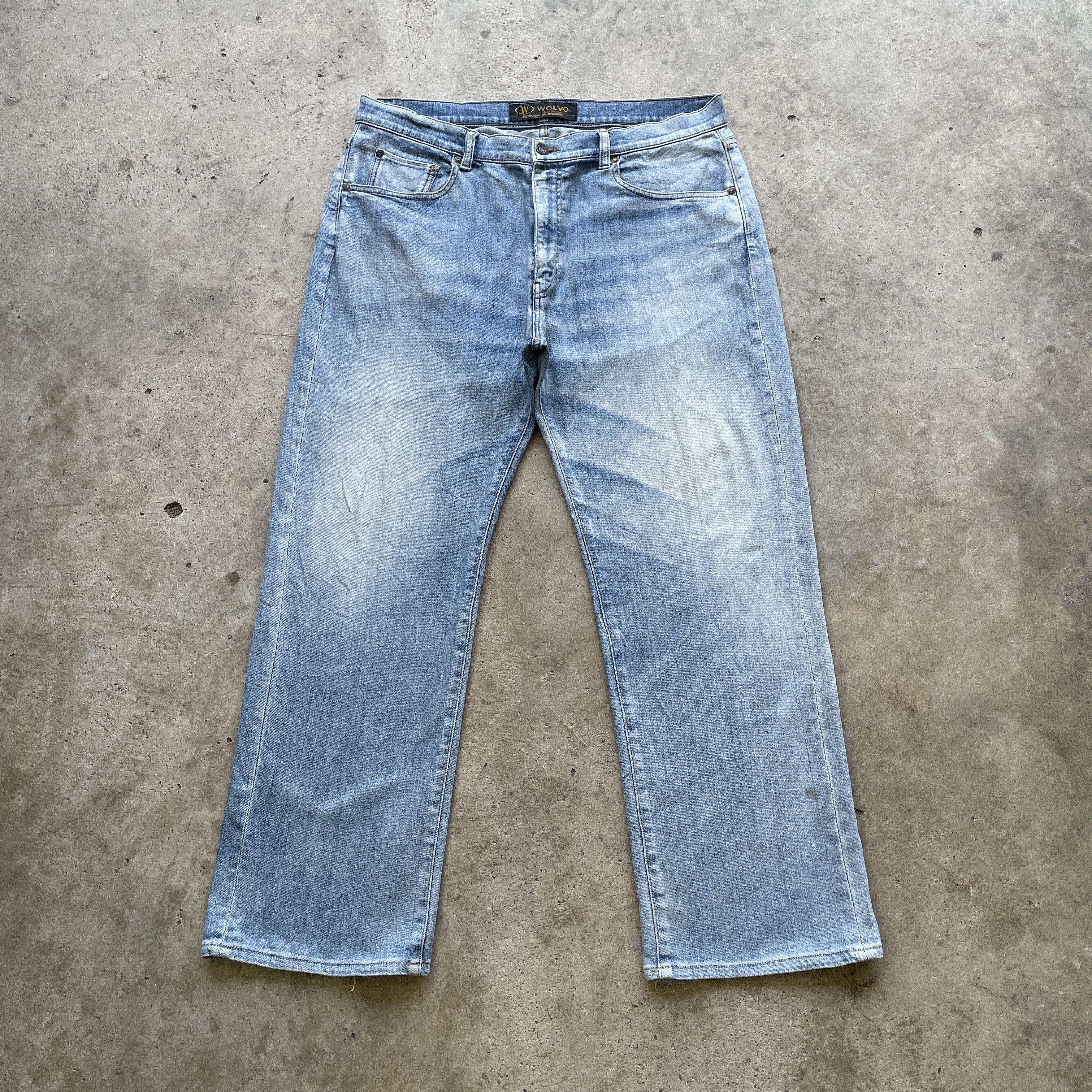 Japanese Brand VINTAGE JAPANESE DENIM FADED REGULAR JEANS PANTS W36x28.5 Size US 36 / EU 52 - 2 Thumbnail