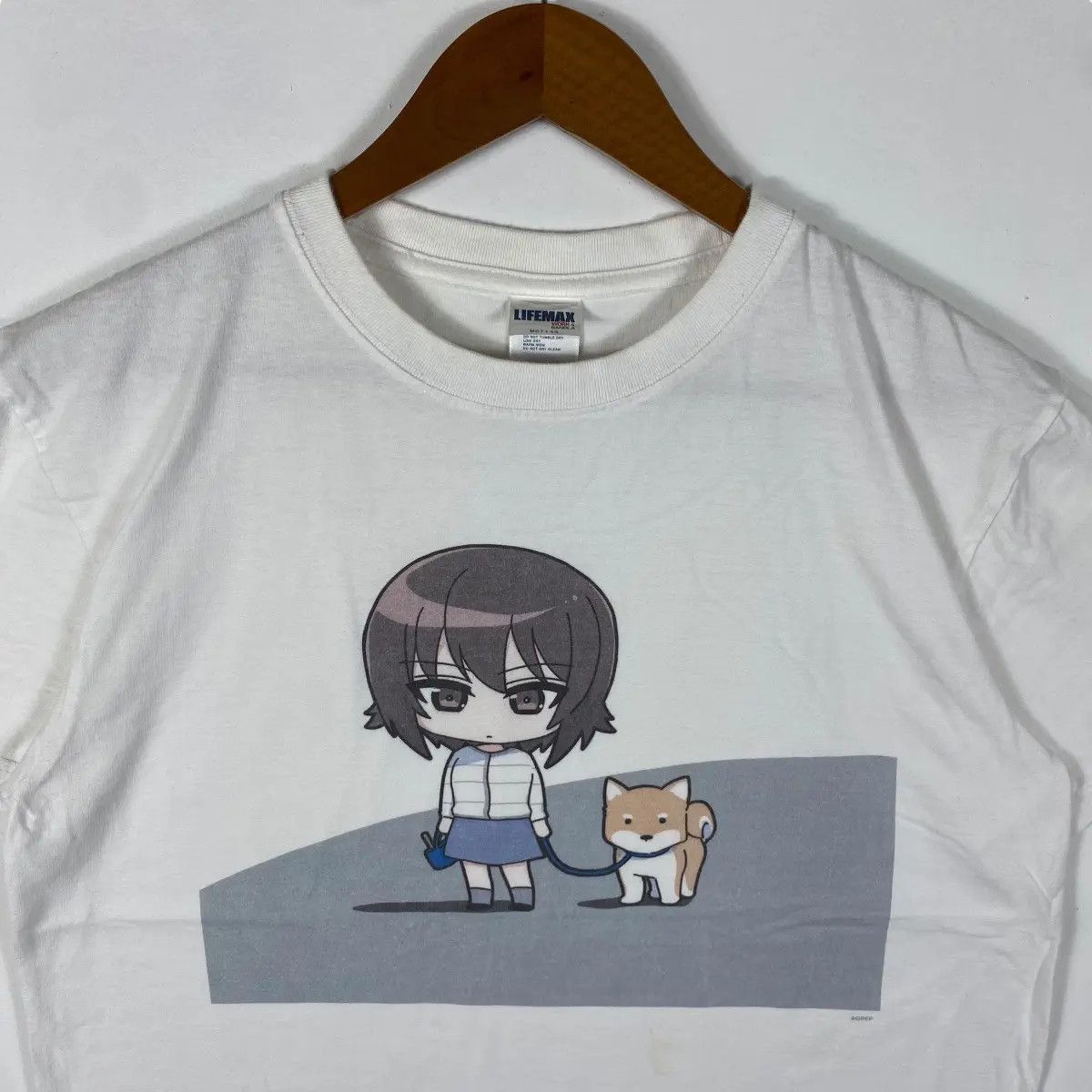 Anime × Japanese Brand GIRLS UND PANZER Curtain Damashii Final Chapter Tee Shirt Size US L / EU 52-54 / 3 - 2 Thumbnail