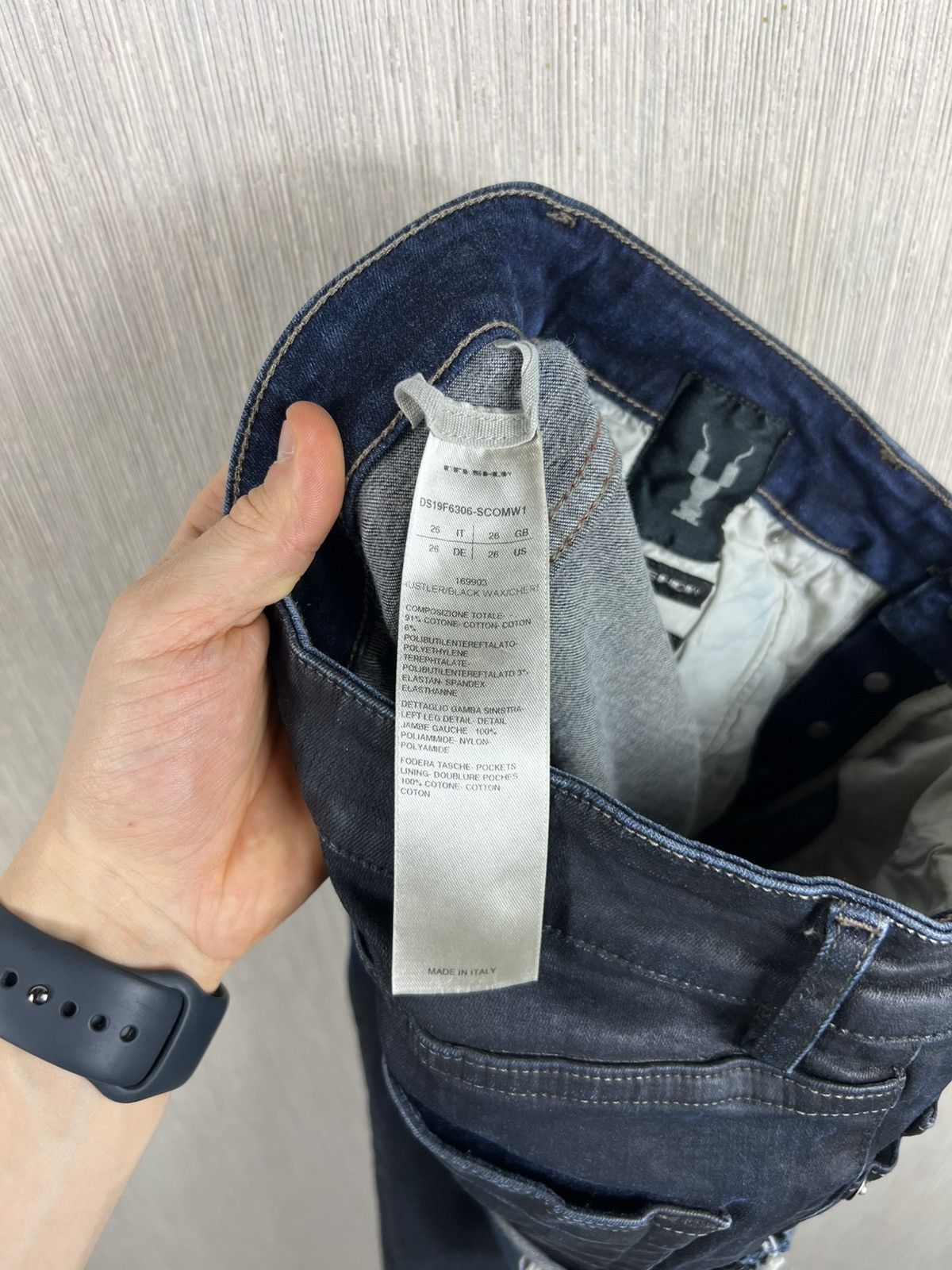 Rick Owens Rick Owens drkshdw tyrone cut waxed distressed jeans pants Size 26" / US 2 / IT 38 - 24 Thumbnail