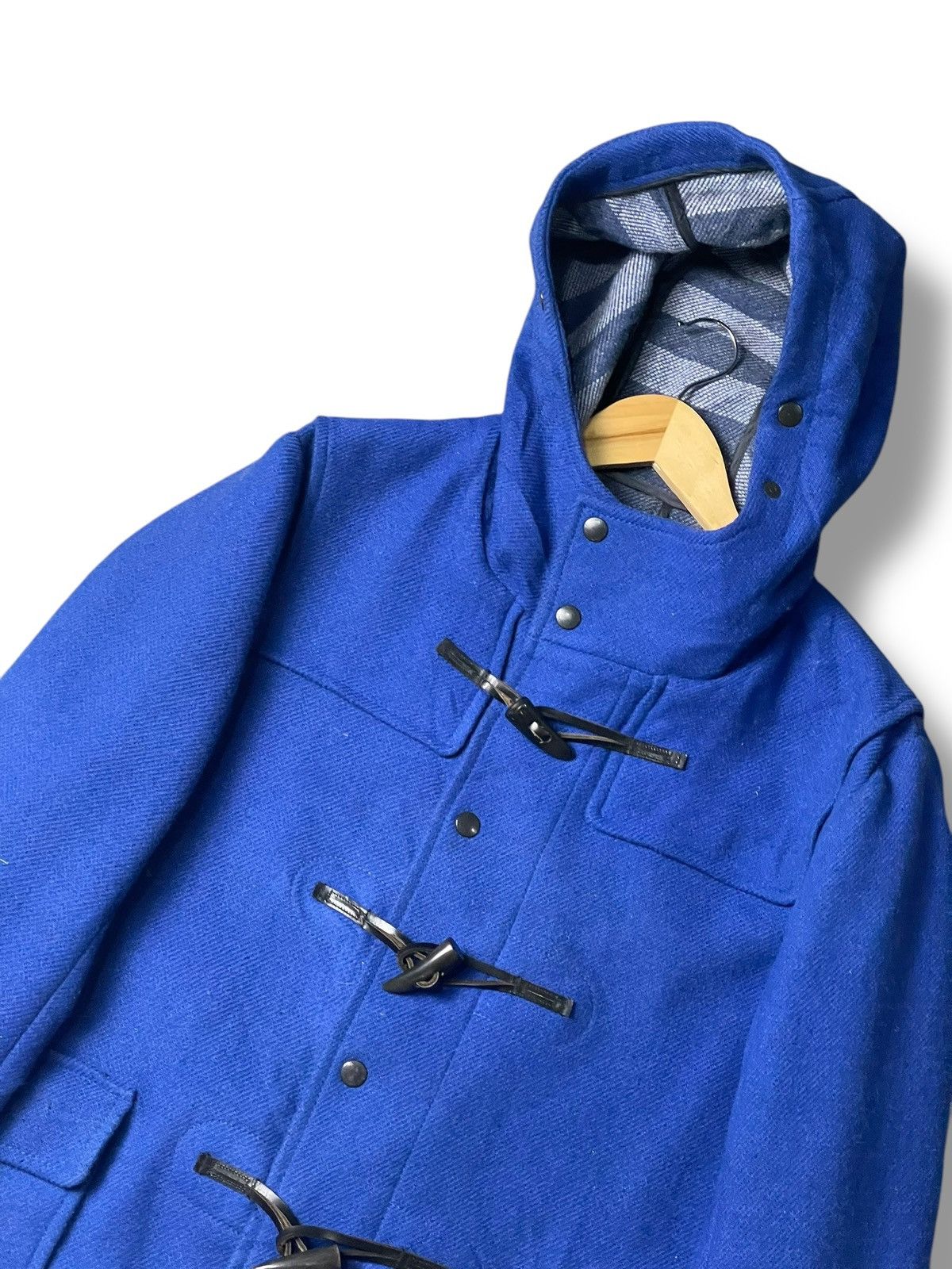 Japanese Brand × Vintage Lanificio Colber Brand Hooded Duffle Jacket (107) Size US XL / EU 56 / 4 - 2 Thumbnail