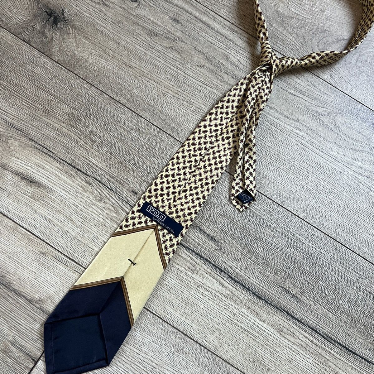 Polo Ralph Lauren 💥VINTAGE POLO RALPH LAUREN necktie silk tie Size ONE SIZE - 6 Thumbnail