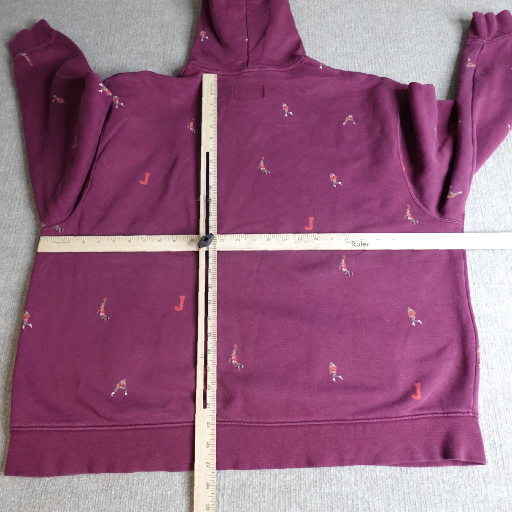 Jordan Brand Jordan Hoodie 2XL Red Graphic Print Pullover Men Size US XXL / EU 58 / 5 - 7 Thumbnail