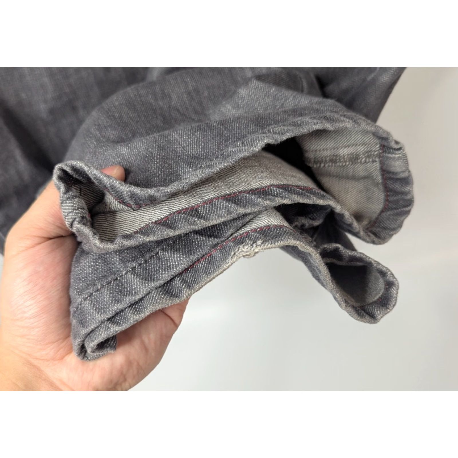 Old Navy Old Navy Jeans Mens Gray Denim Cotton Bootcut 36x32 5-Pocket Regular Inseam 32 USA Vintage: No Size US 36 / EU 52 - 3 Thumbnail