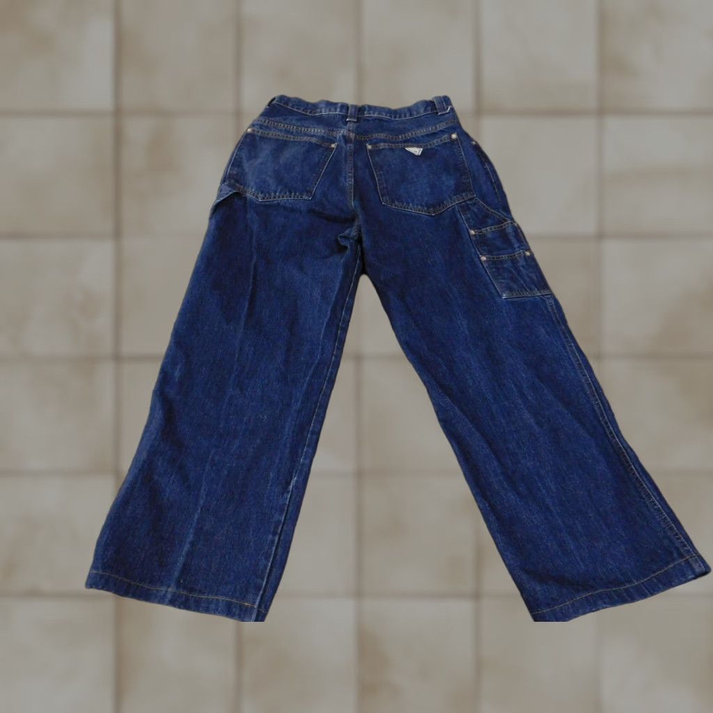 Guess GUESS Jeans Mens Carpenter Denim Workwear Blue 33x32 Pockets Relaxed Fit Size US 33 - 1 Thumbnail