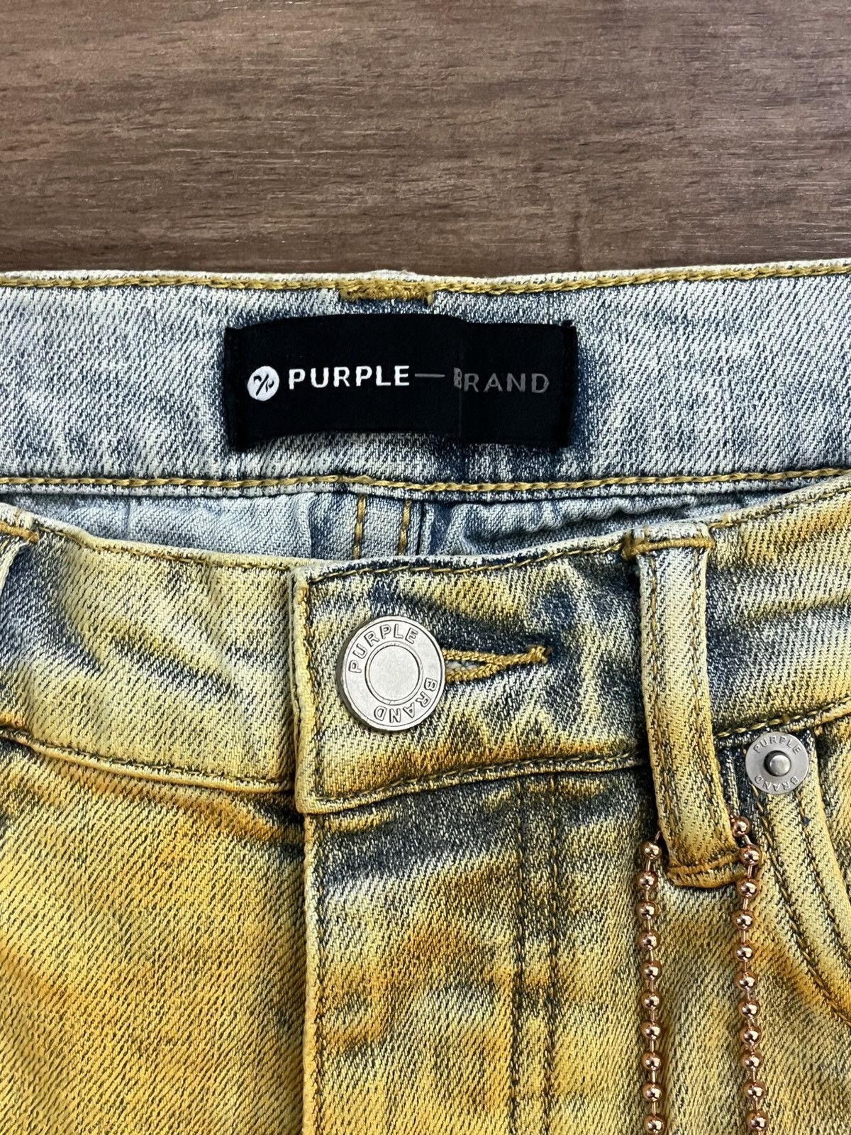 Purple Brand Purple Brand p001yoli122 yellow jeans size 31 NEW Size US 31 - 7 Thumbnail
