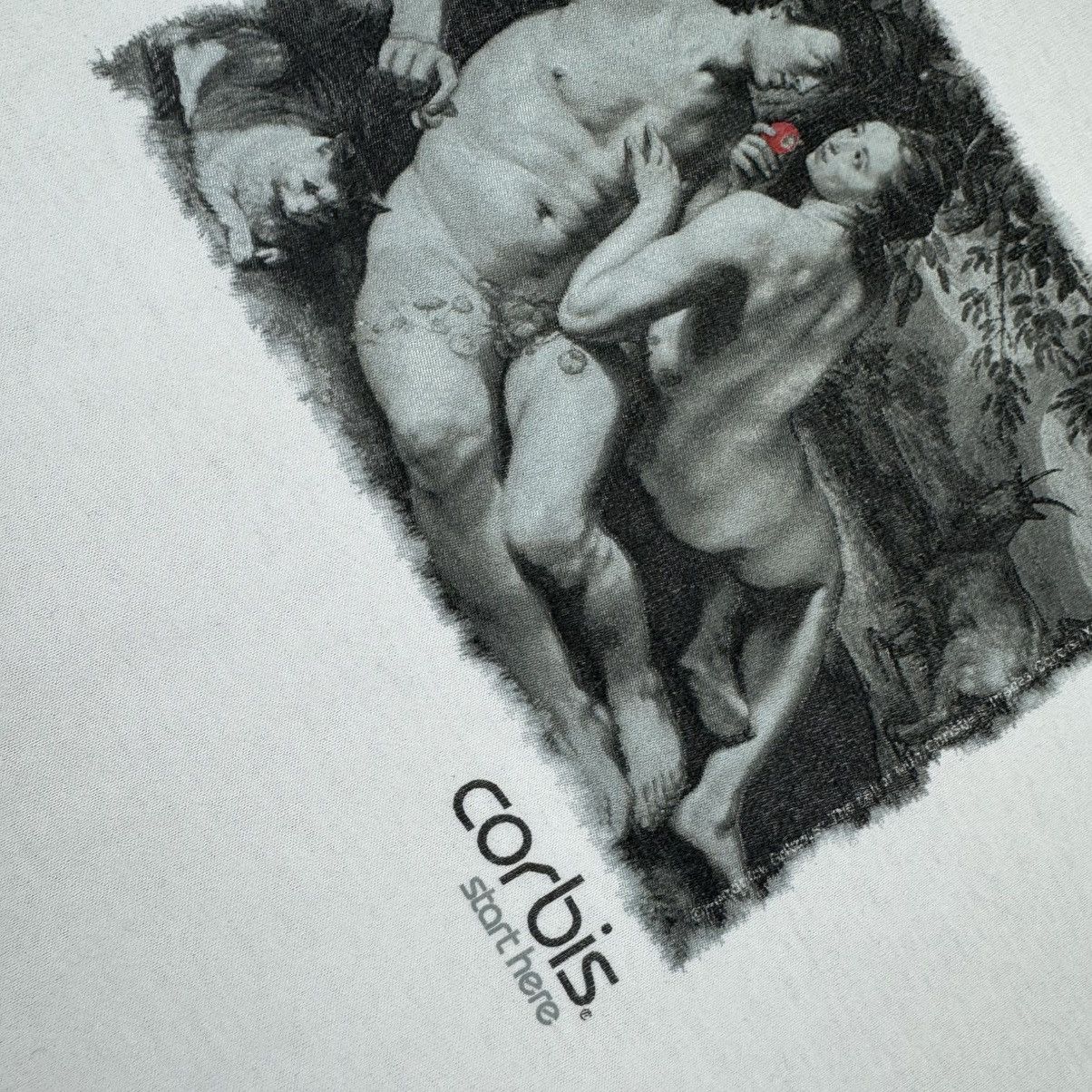 Vintage Vintage Art The Fall of Man Graphic Photo T-shirt Size US L / EU 52-54 / 3 - 9 Thumbnail