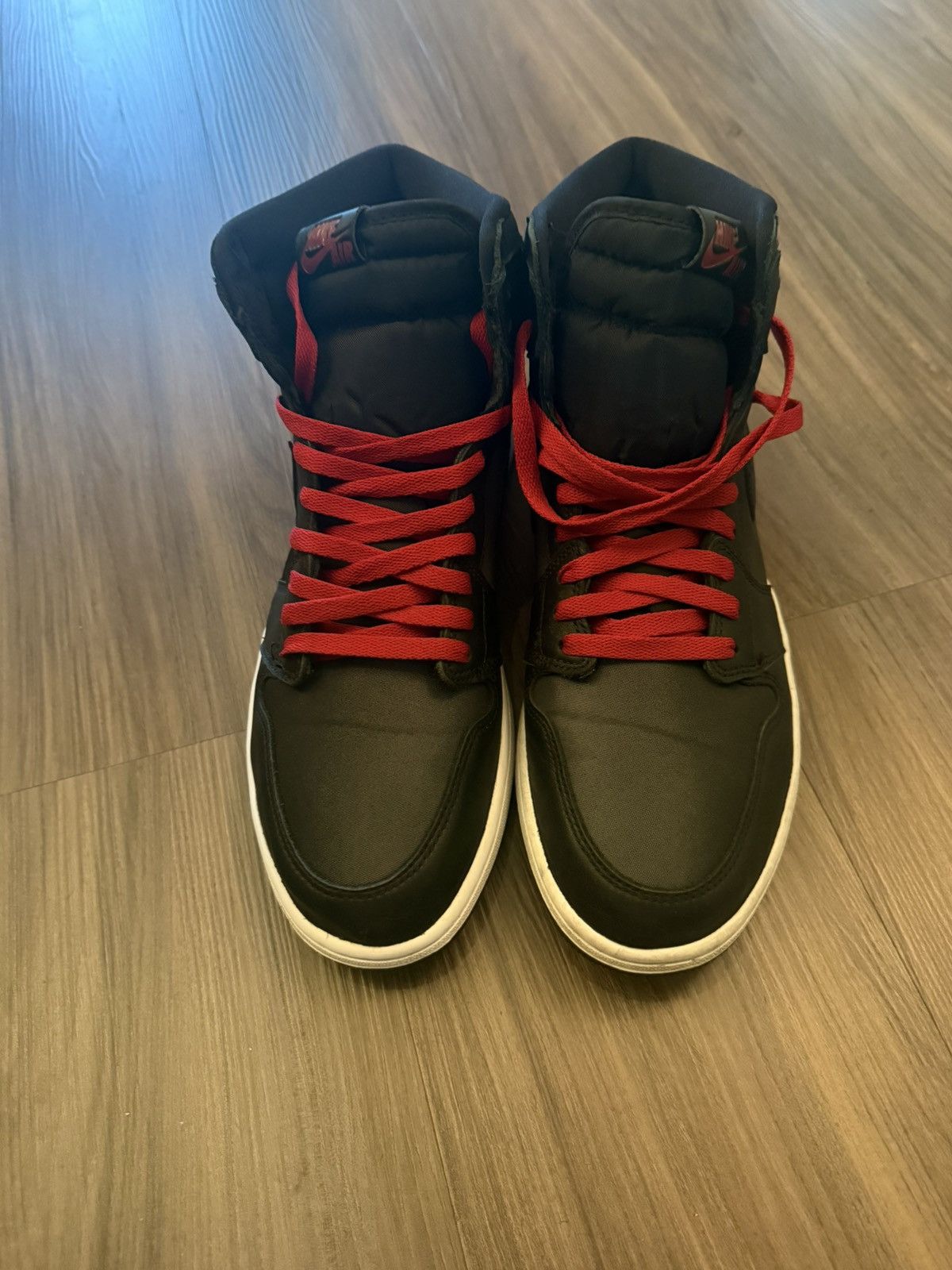 Nike Nike Air Jordan 1 Mid Black Gym Red Size 12 Men’s Sneakers Size US 12 / EU 45 - 1 Thumbnail
