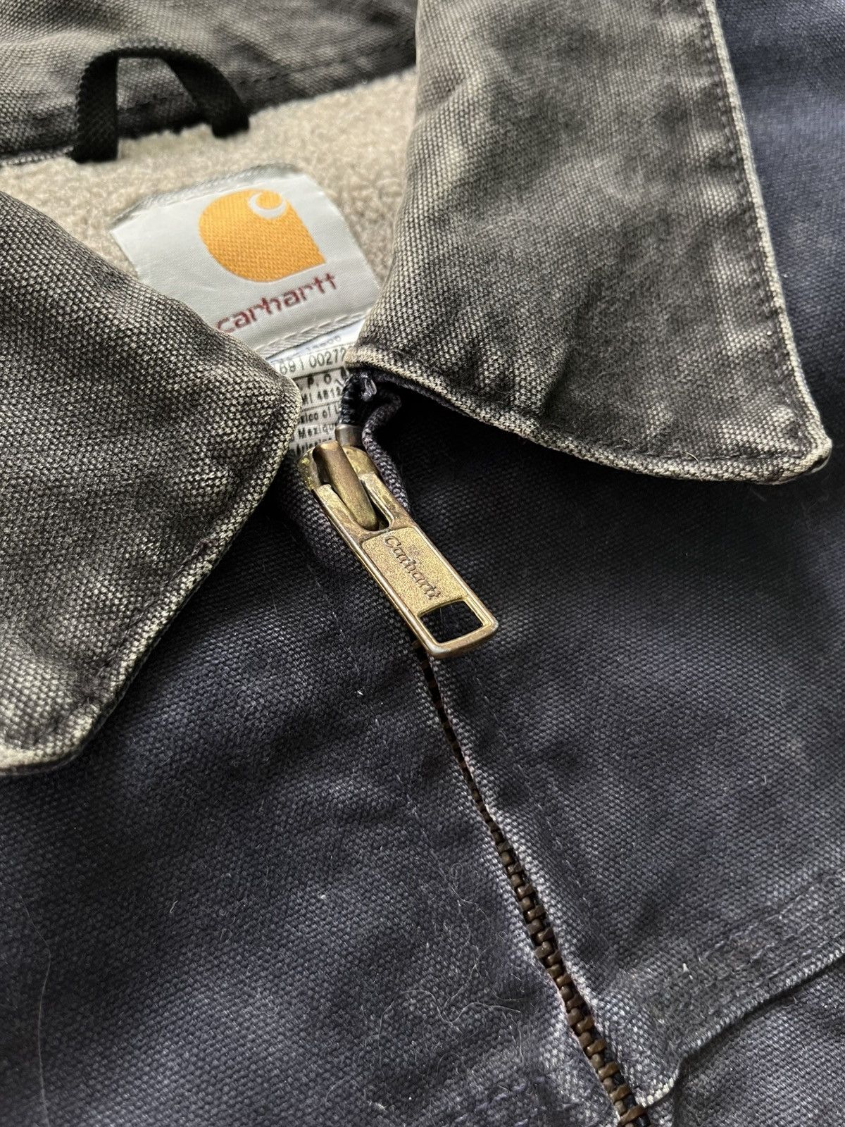 Carhartt 🇺🇸 90s Carhartt WIP Detroit Sherpa Jacket Vintage Streetwear Size US L / EU 52-54 / 3 - 10 Thumbnail
