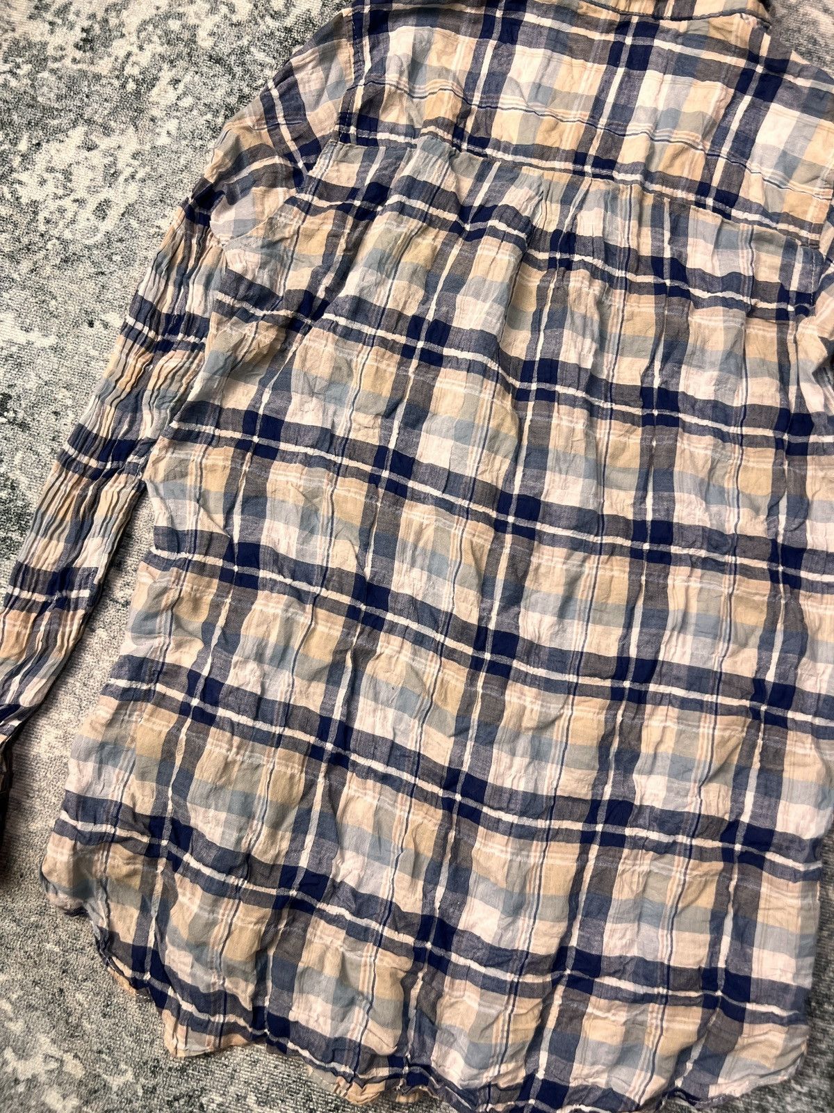 GOA Vintage GOA Shrink Wrinkle Sheer Shirt Size US M / EU 48-50 / 2 - 7 Thumbnail