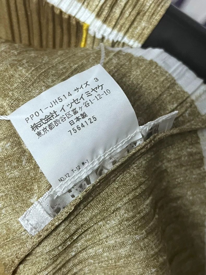 Issey Miyake Issey Miyake size:3 Golden-brown pleated sleeveless dress Size S / US 4 / IT 40 - 4 Thumbnail